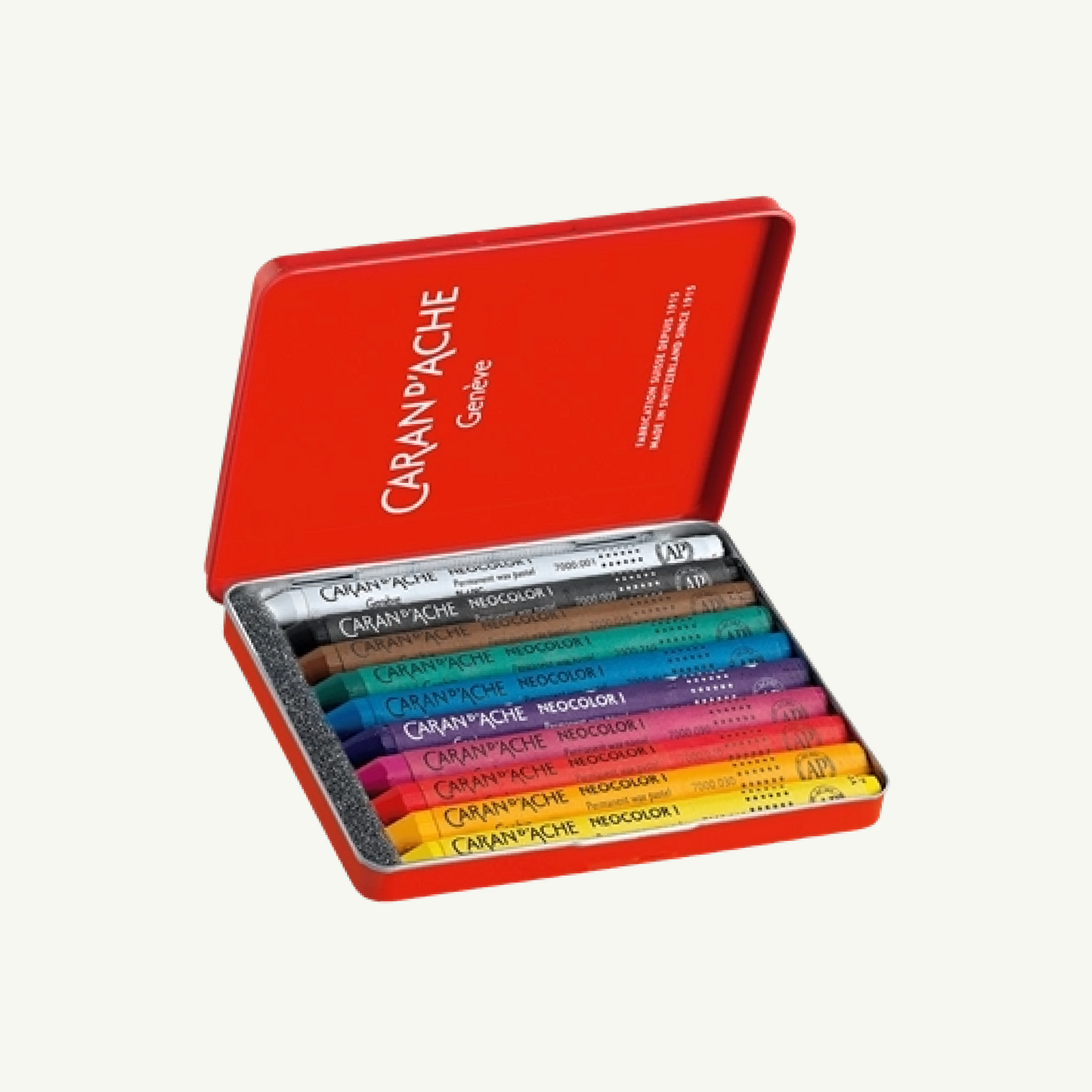 Set of 10 NEOCOLOR I Pastels