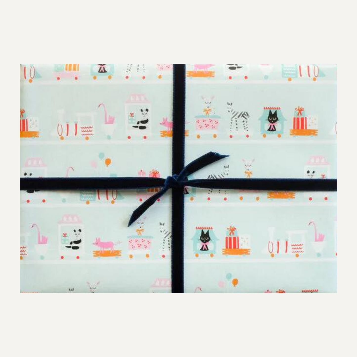 Choo Choo Train Gift Wrap Roll