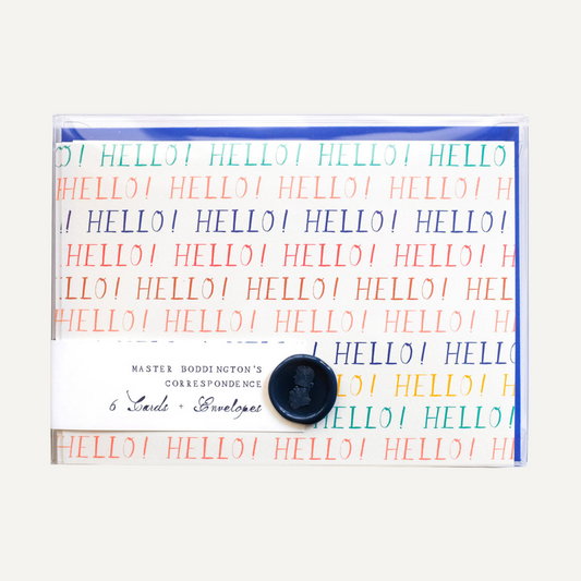 Hello, Hello, Hello Notecards