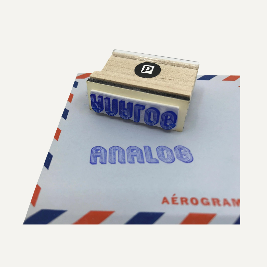 Analog Rubber Stamp