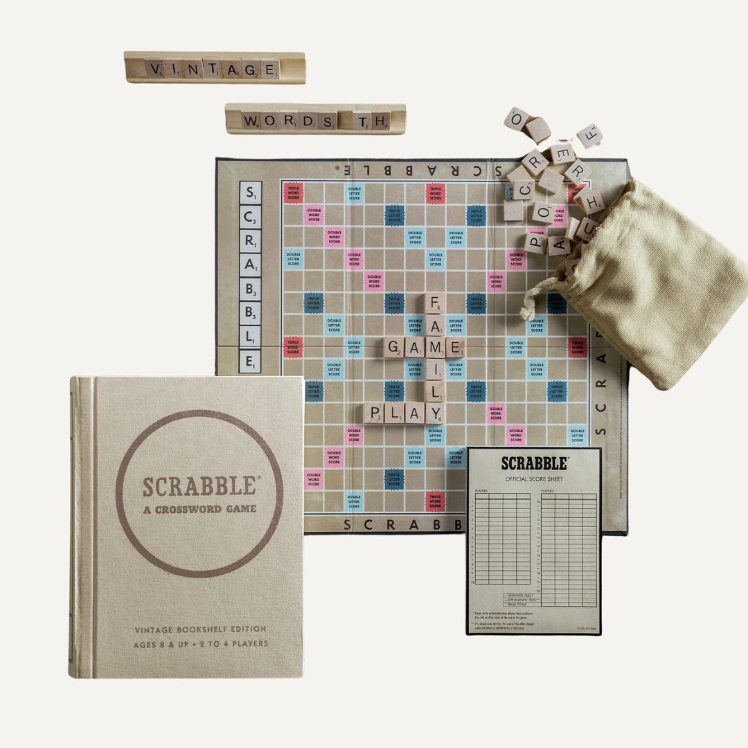 Scrabble Vintage Bookshelf Edition