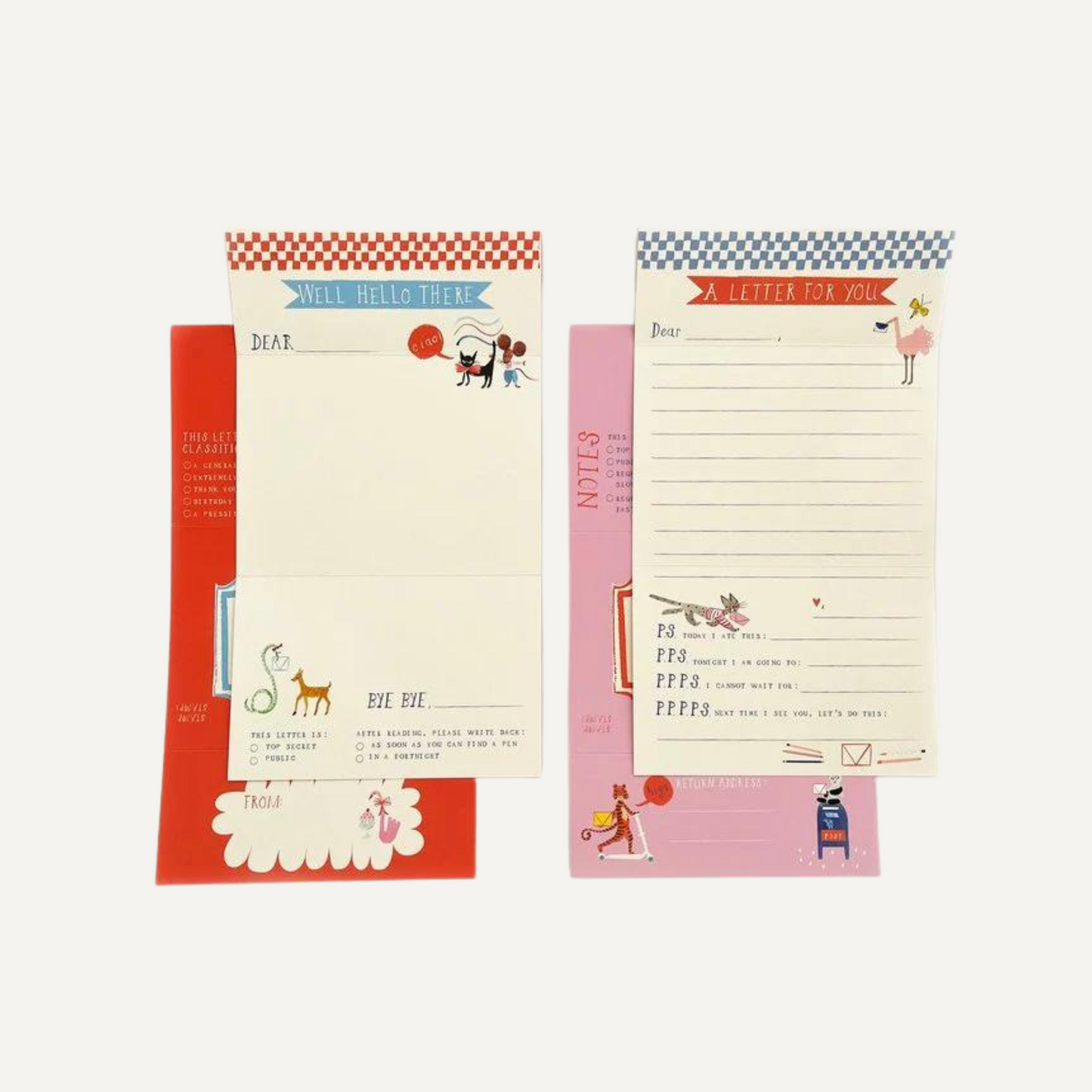 Animal Menagerie Stationery Kit