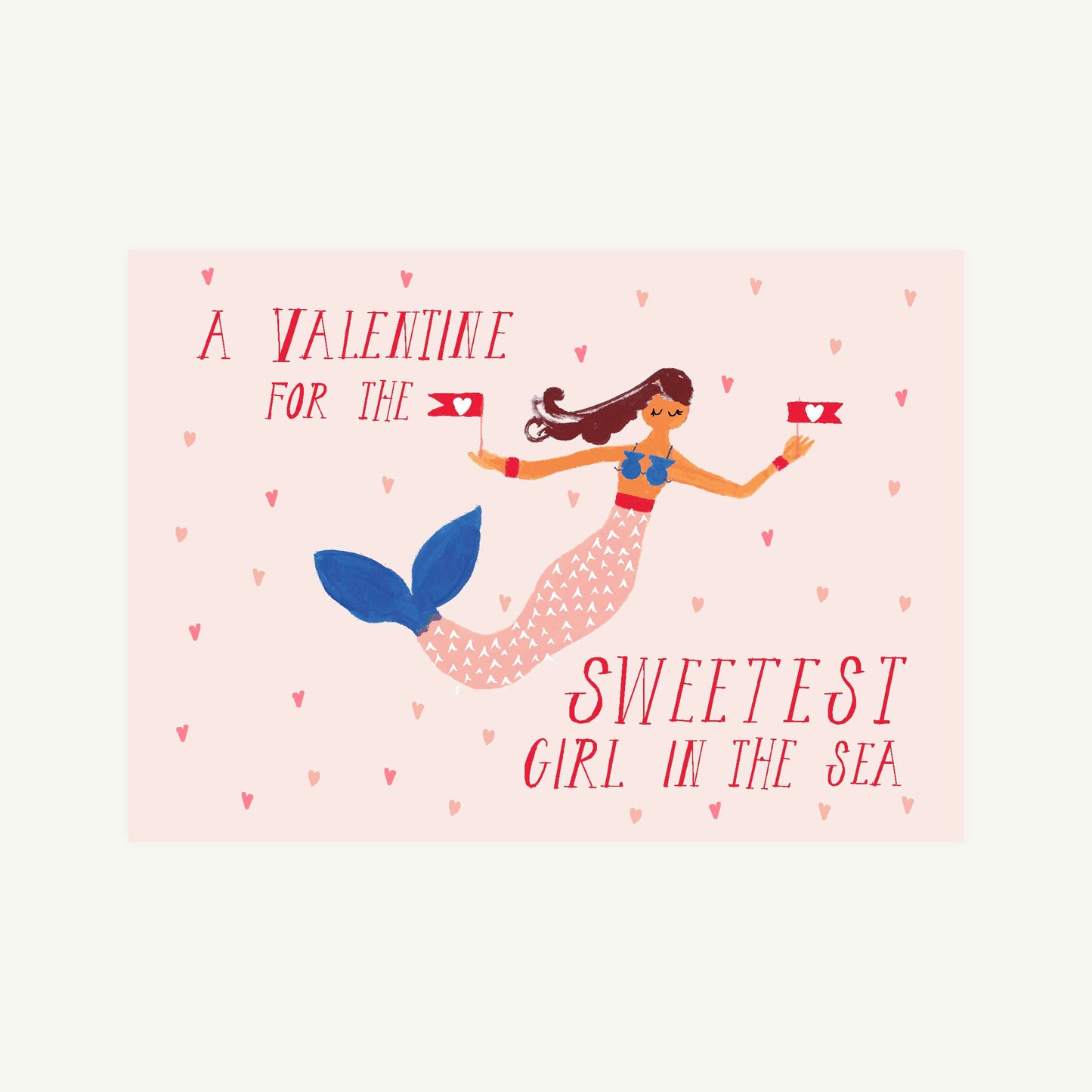 Be My Valentine Mermaid