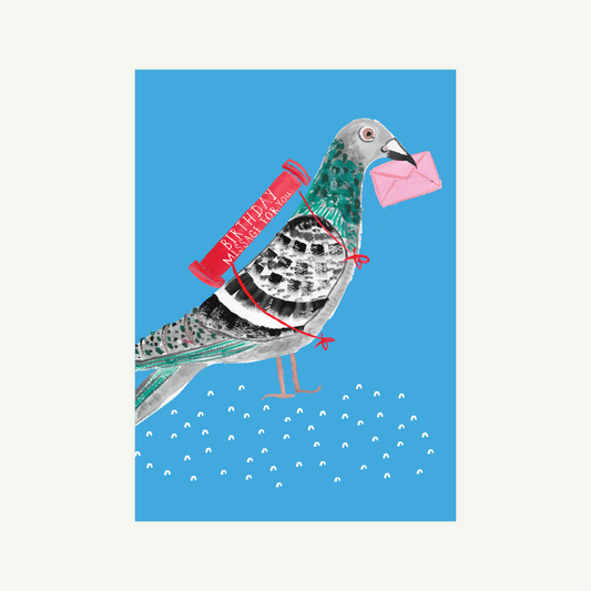 Pigeon with a Balloon