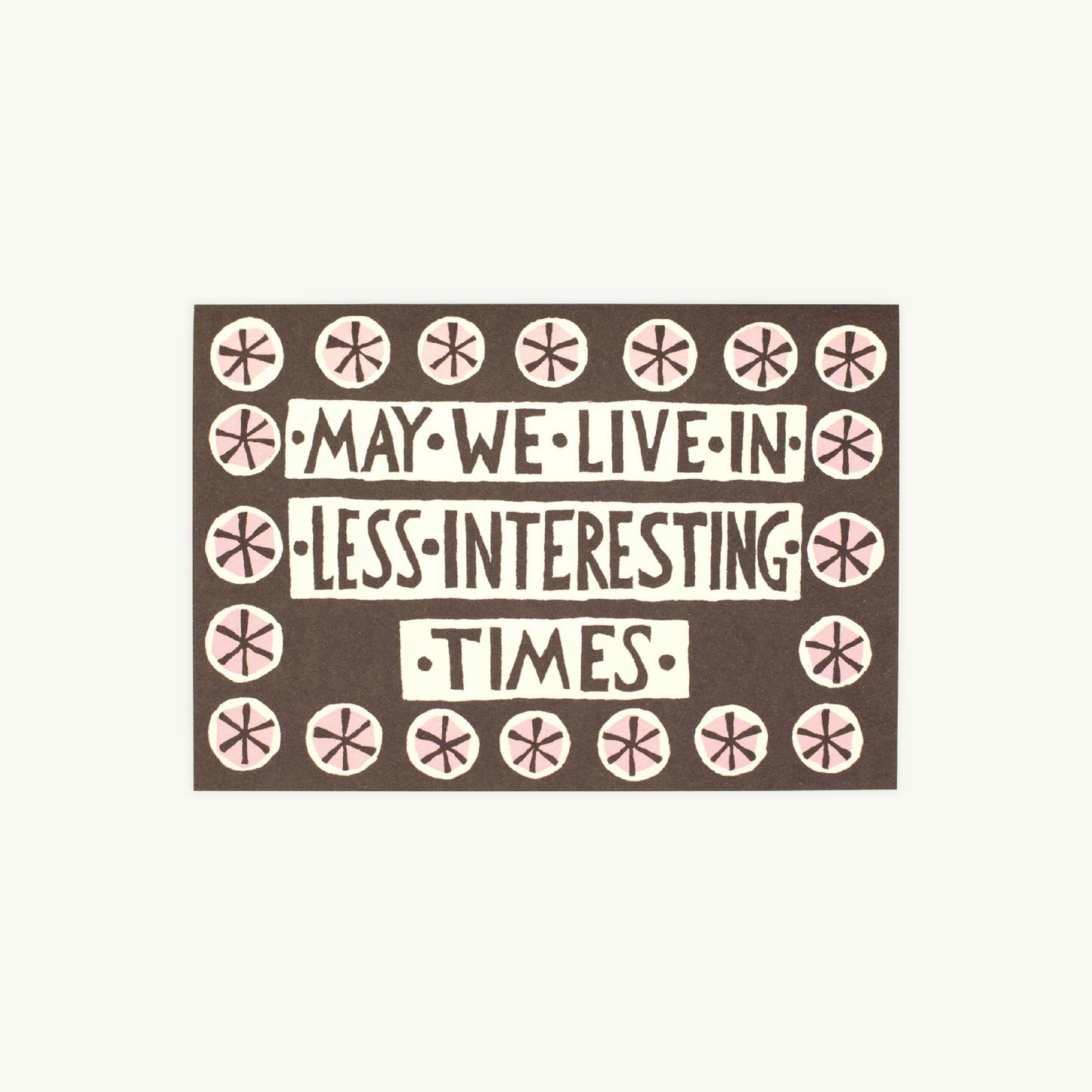 Card Less Interesting Times