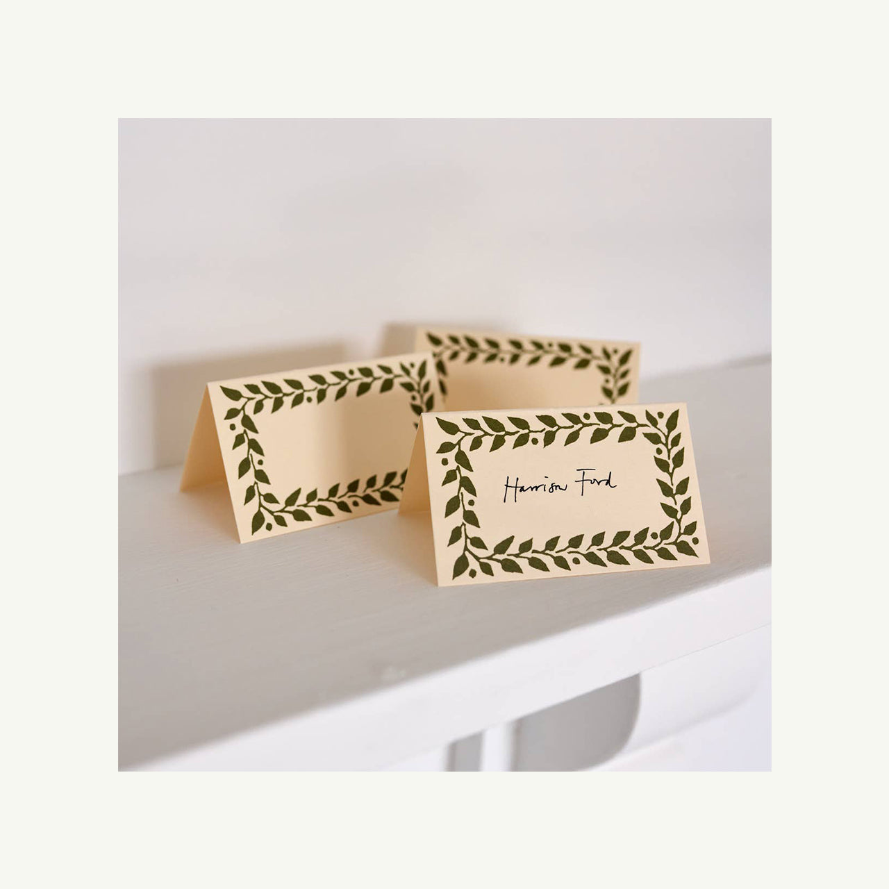 Place Cards, Dark Olive