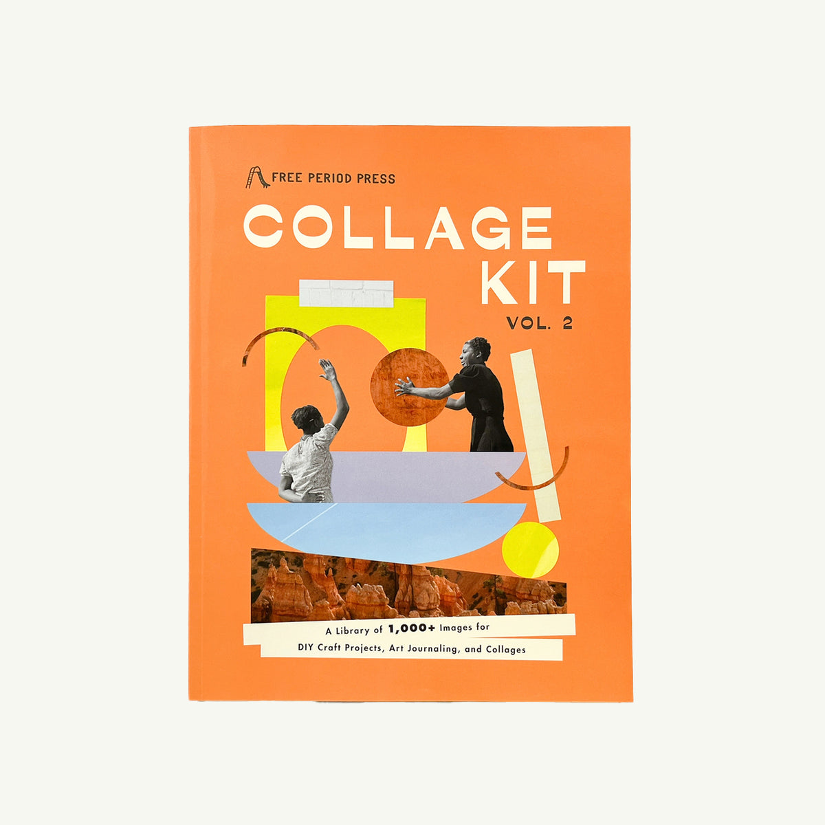 Collage Kit Magazine by Free Period Press: bold, abstract art for zines and vision boards.