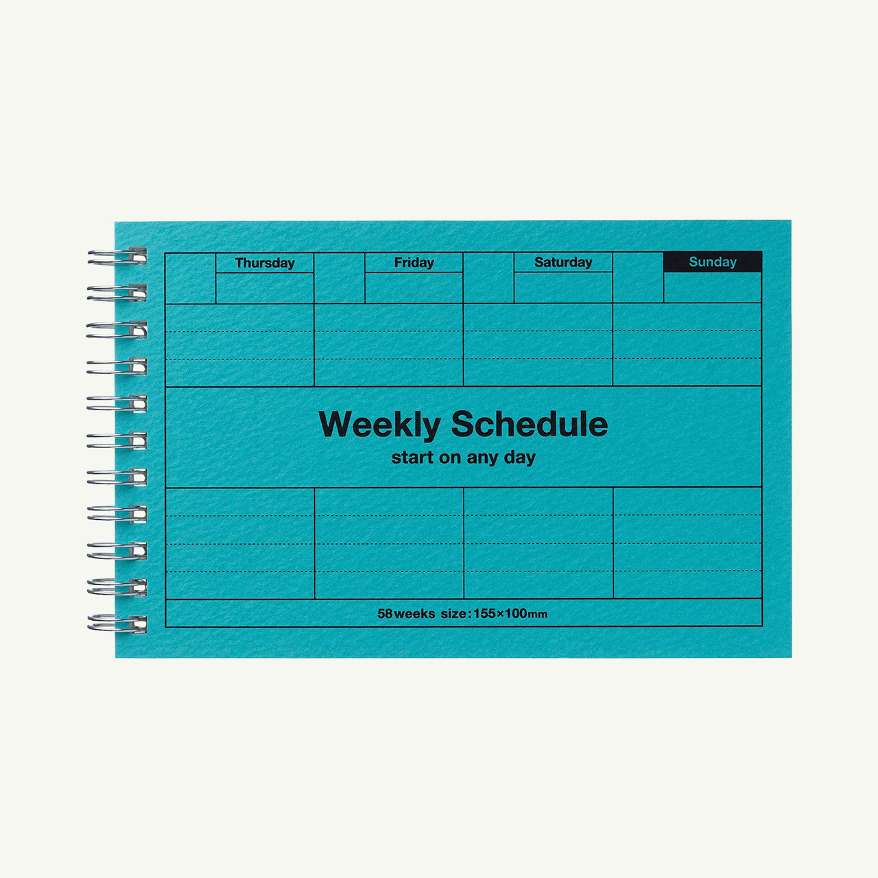 Dayfree Weekly Schedule