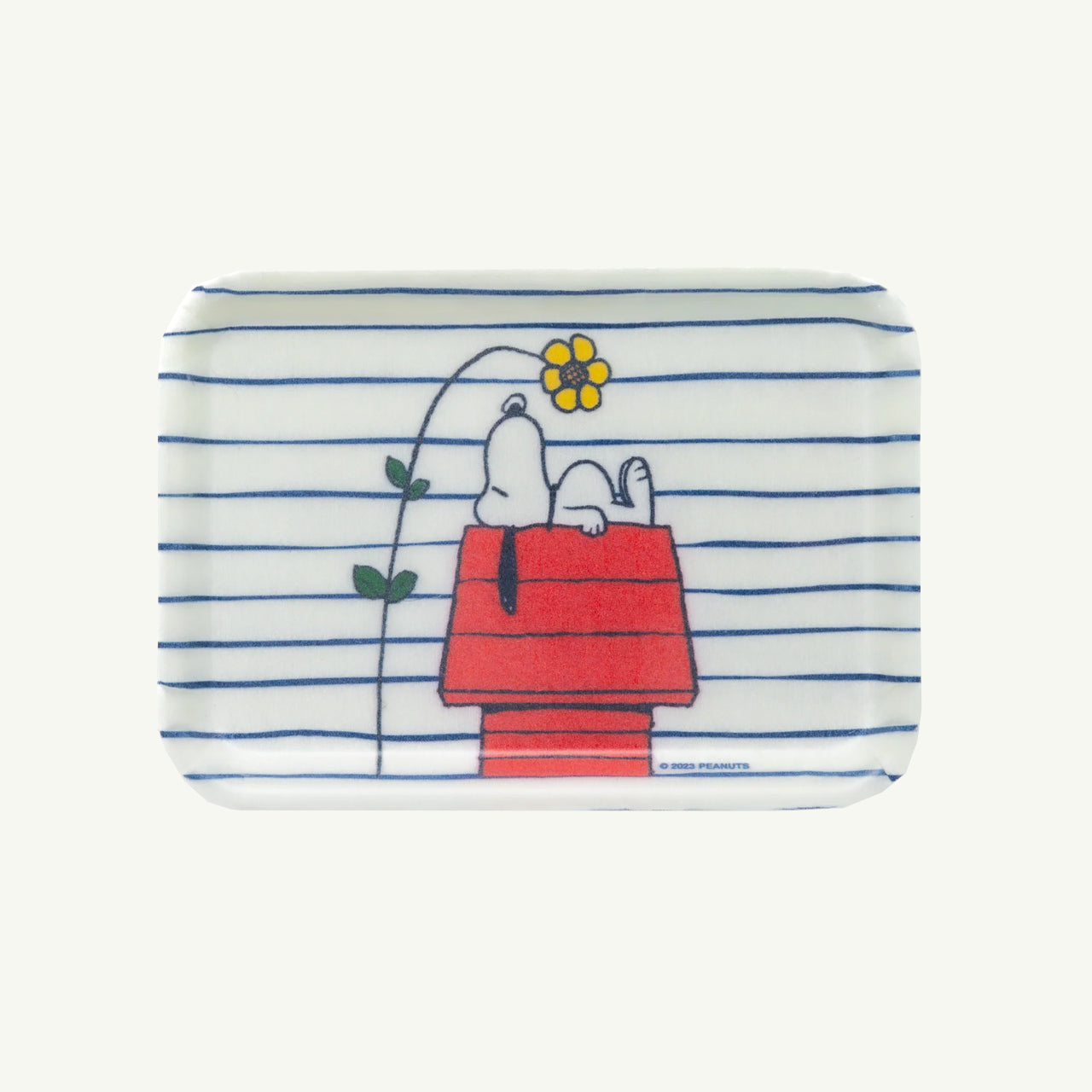 3P4 x Peanuts® - Doghouse Flower Vintage-Style Tray