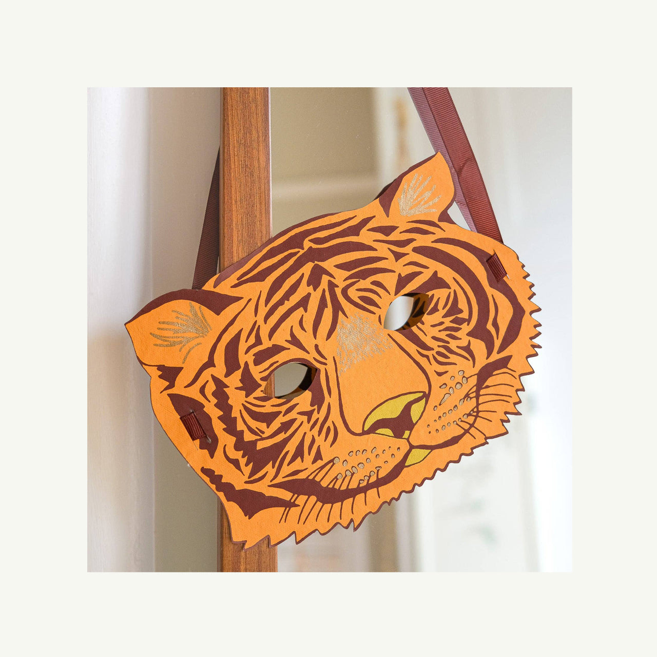 Tiger Mask Greeting Card