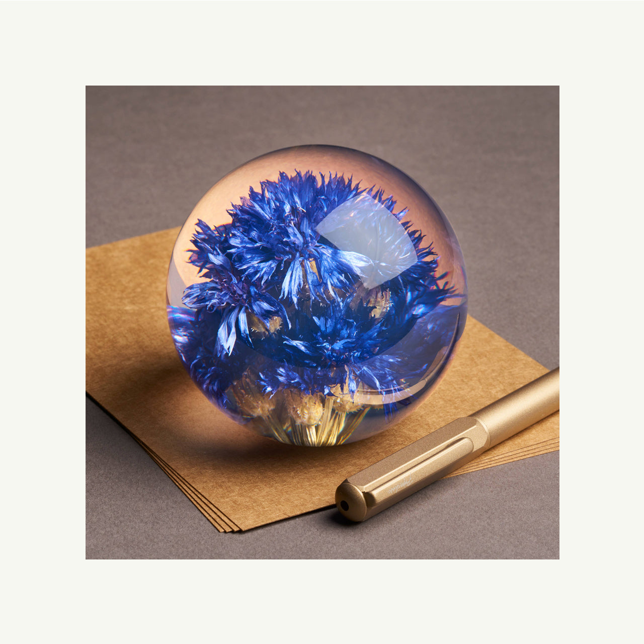 Cornflower Large Paperweight