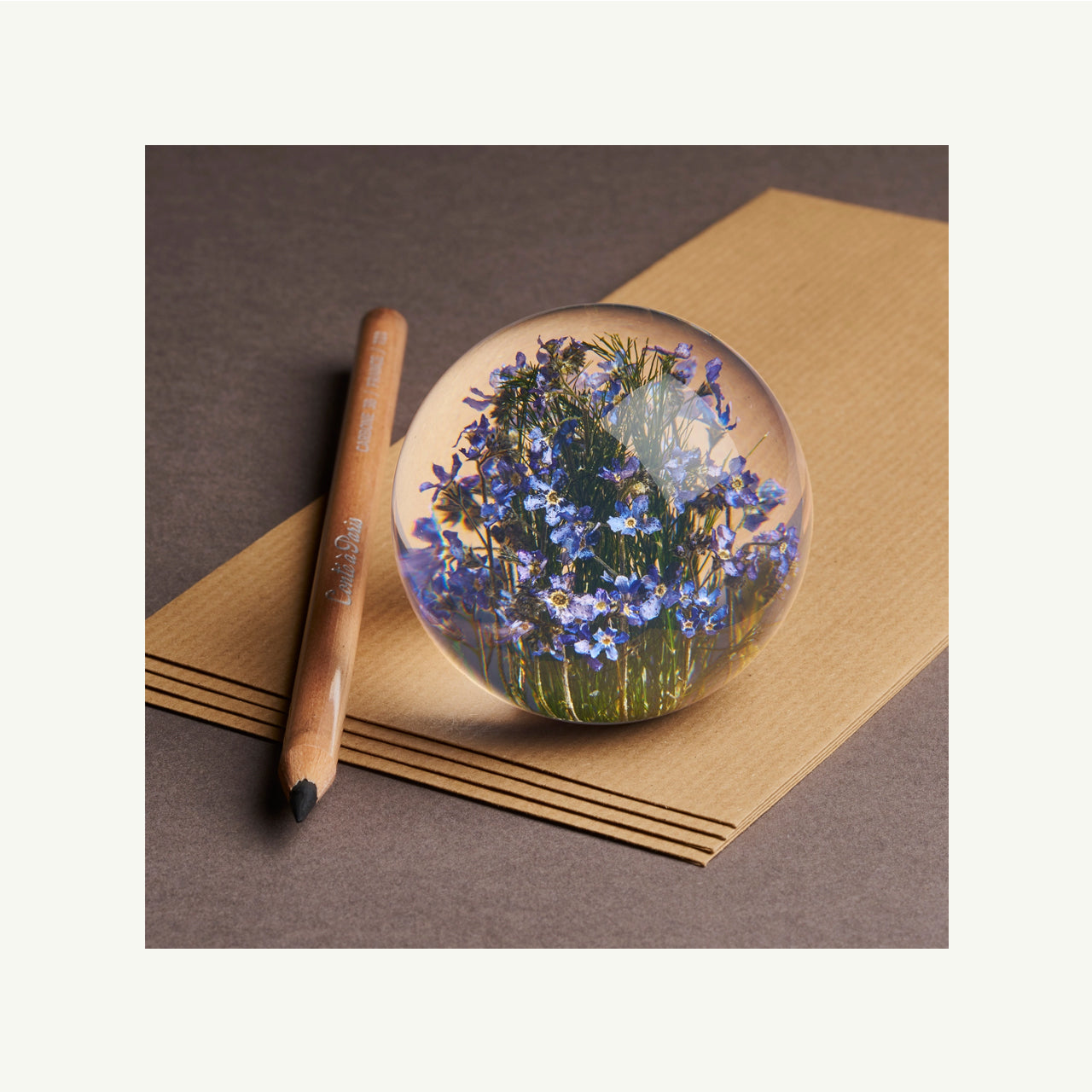 Forget me Not Paperweight