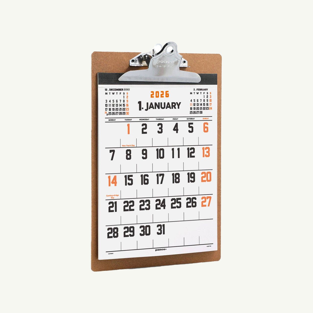 2026 Calendar O/S(penco) / A4