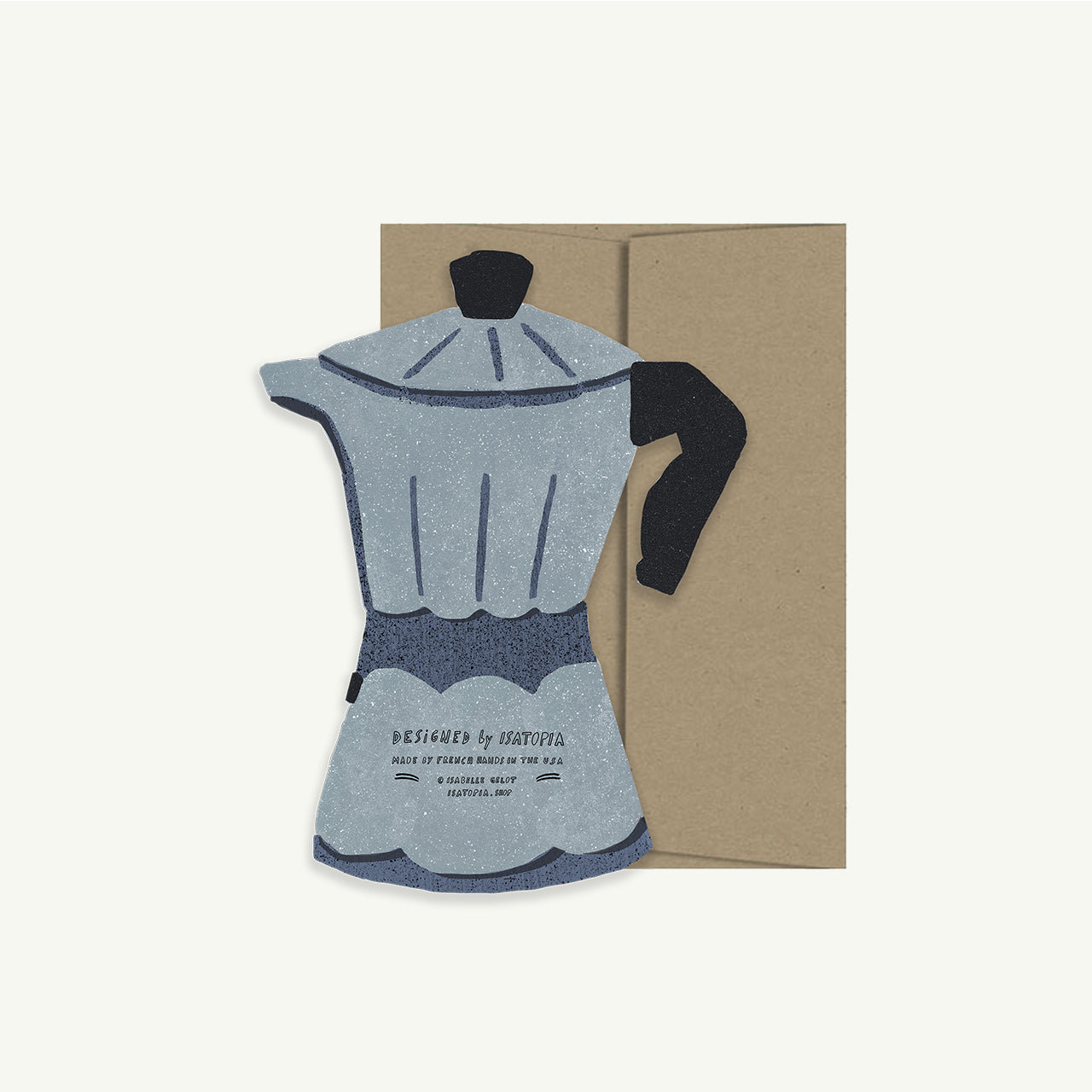 Espresso  Die Cut Card