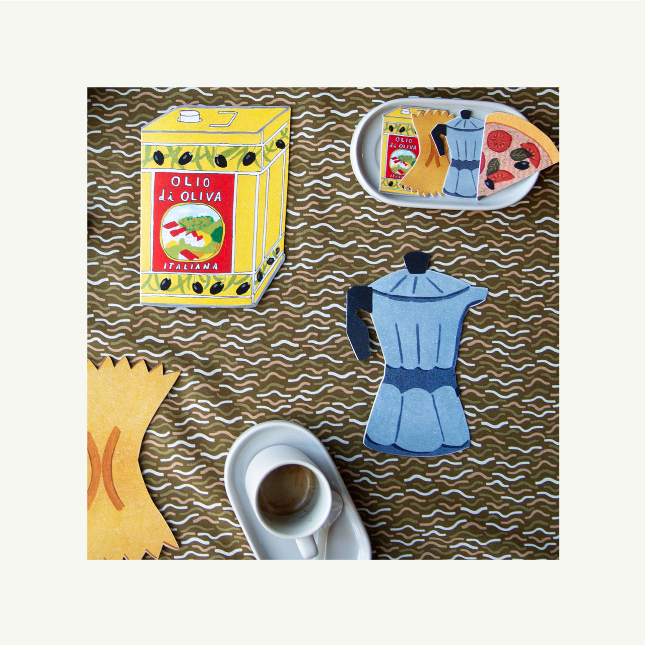 Espresso  Die Cut Card