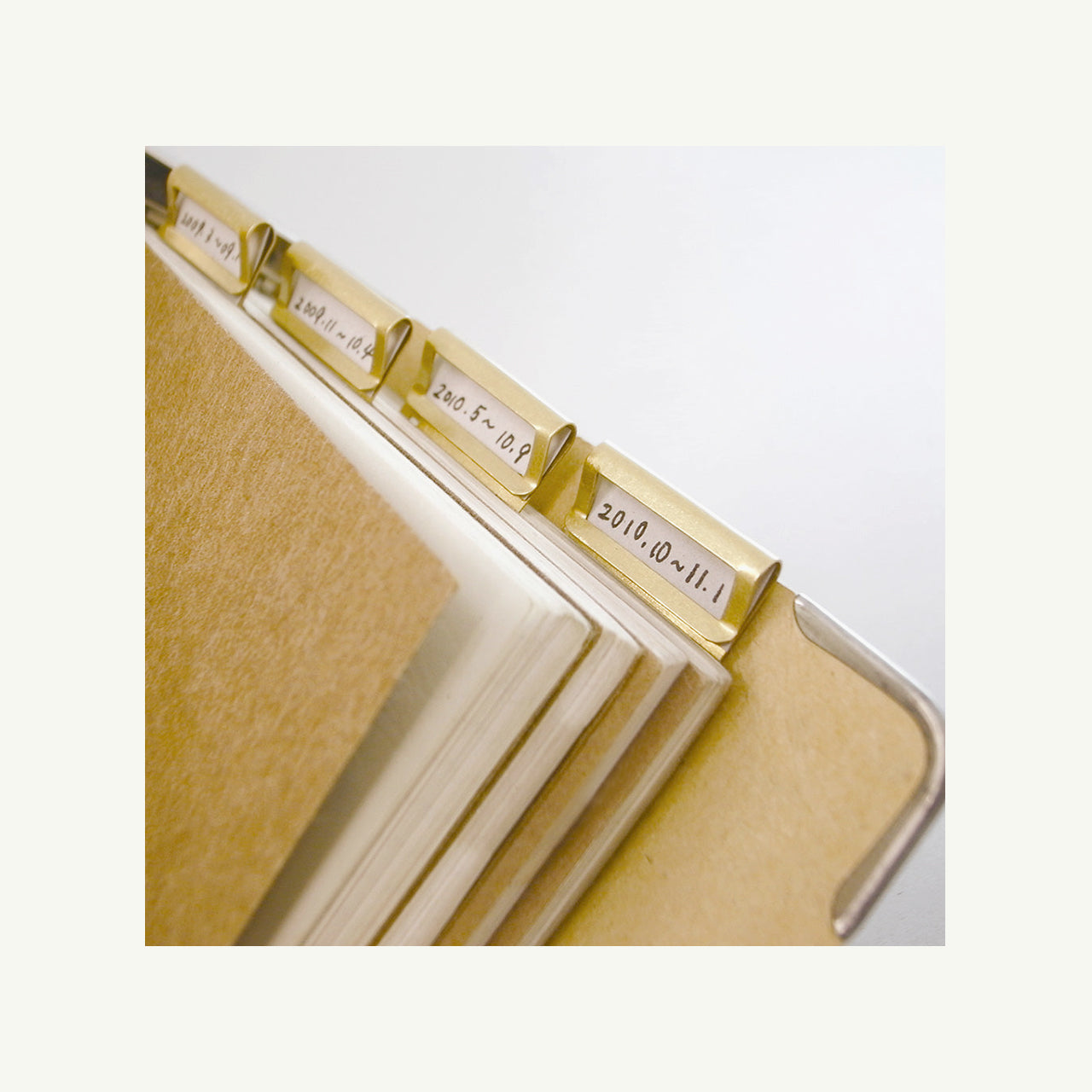 Brass Index Clip