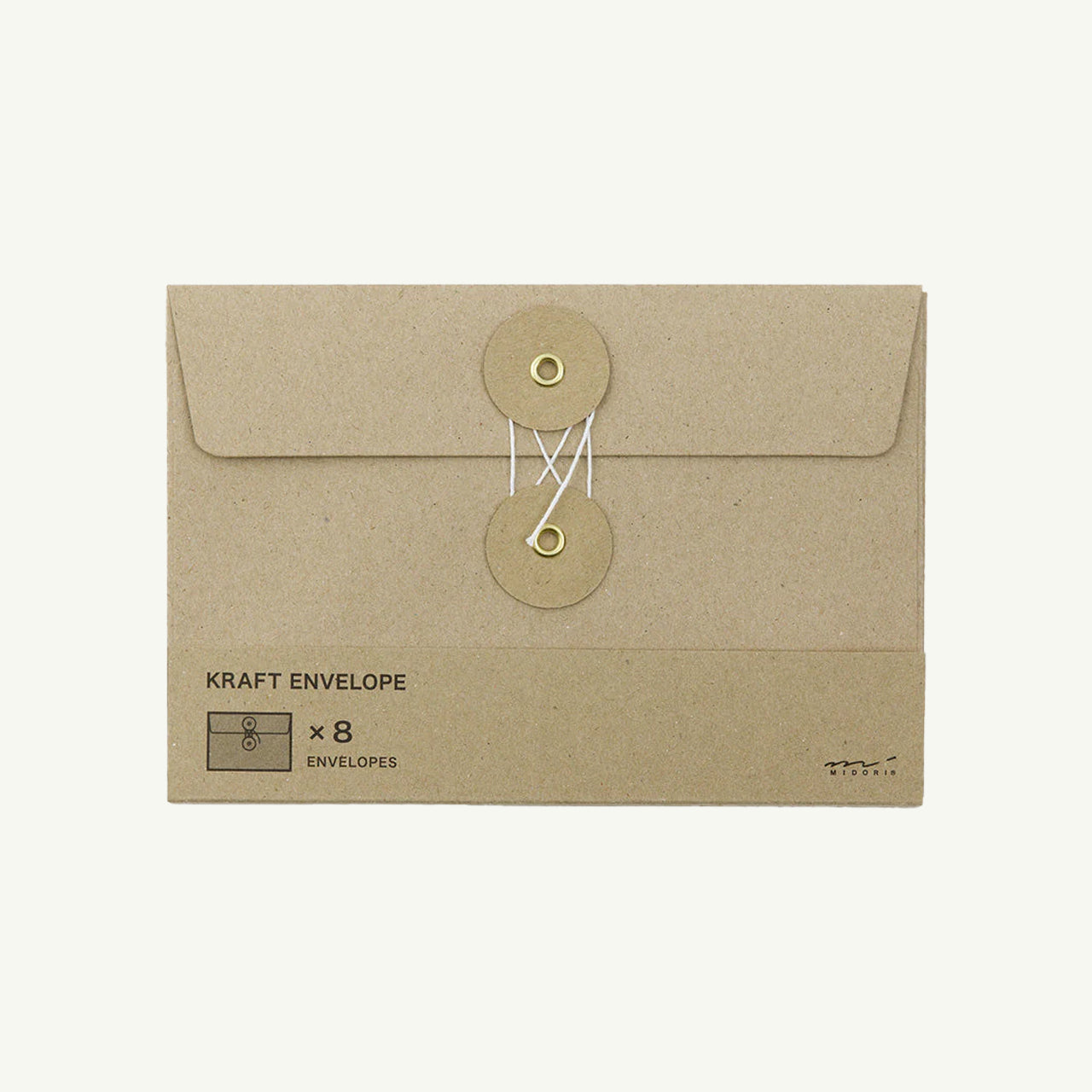 Medium Brown Envelope with String