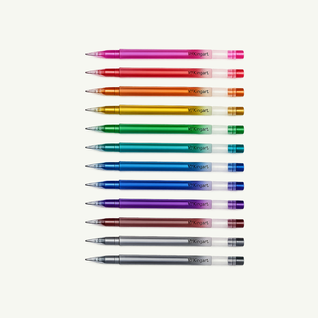 Gel Pens - 12 Metallic Colors