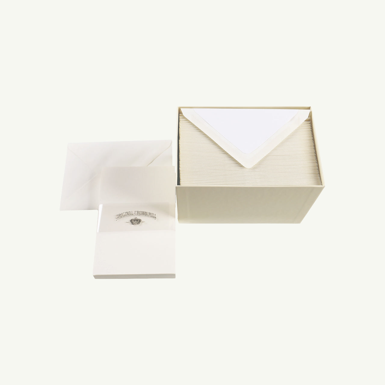 Crown Mill Classic Laid Note Card Set