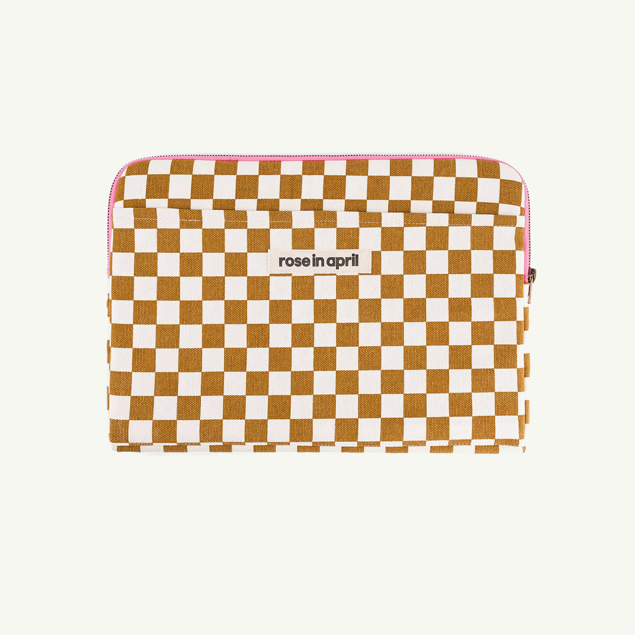 Laptop Sleeve - Caramel Check