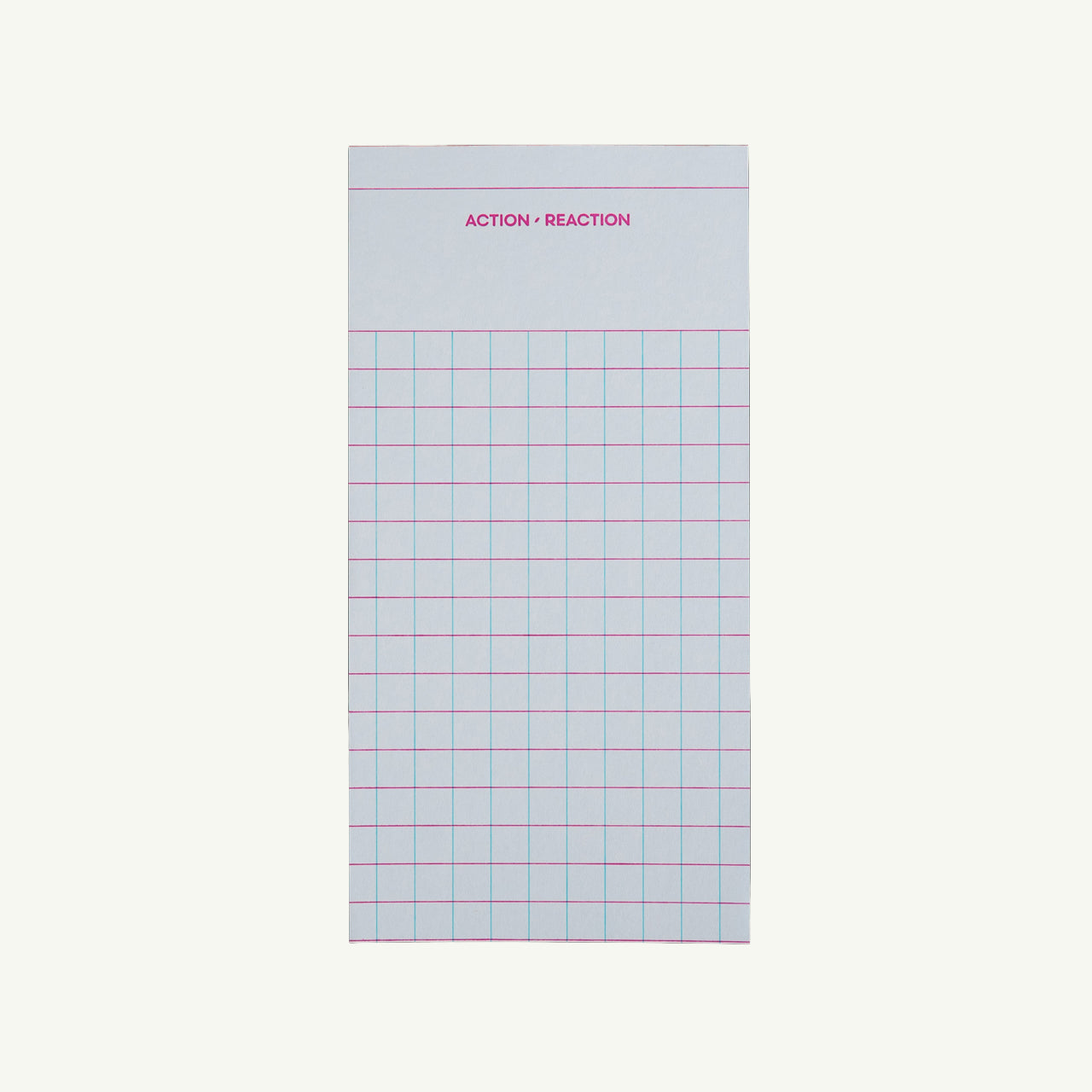 Action / Reaction Notepad