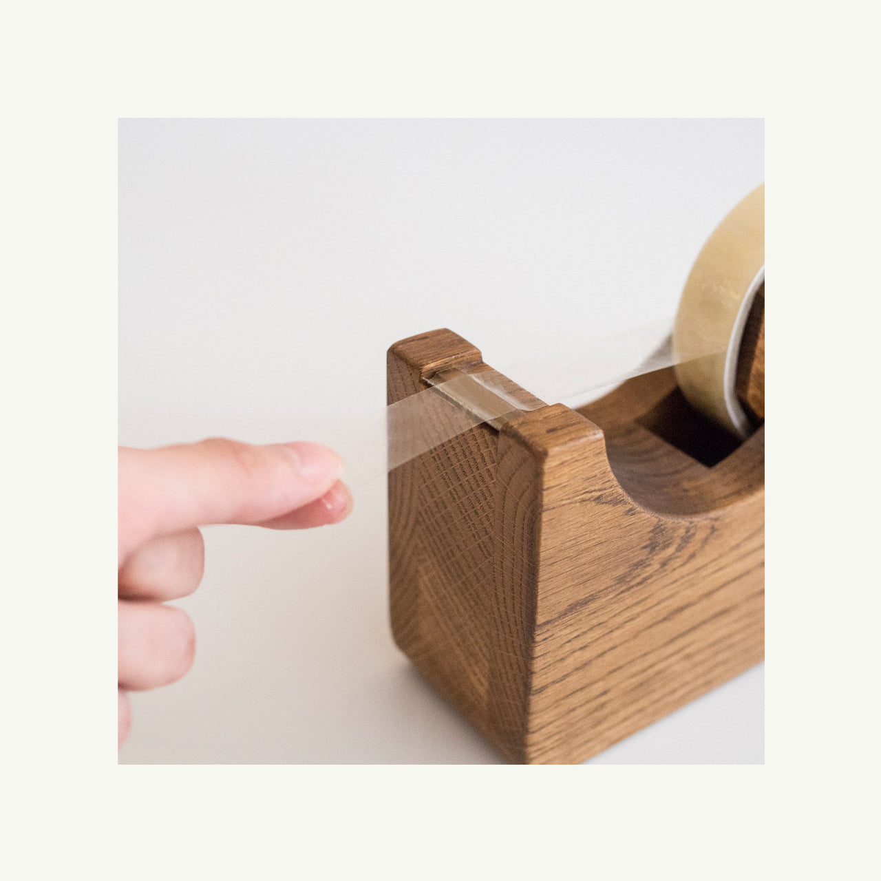 Wooden Tape Dispenser