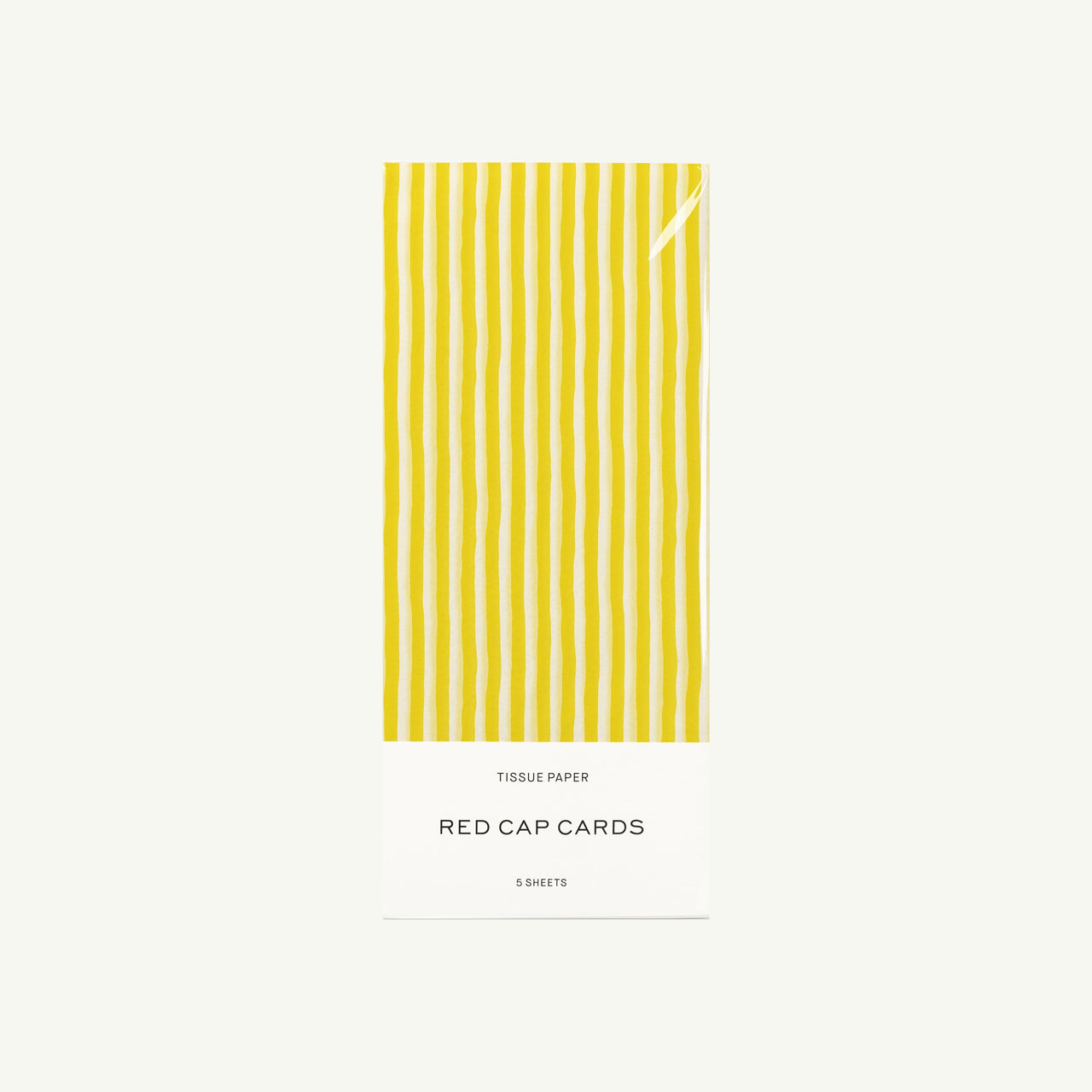 Yellow Stripe tissue paper