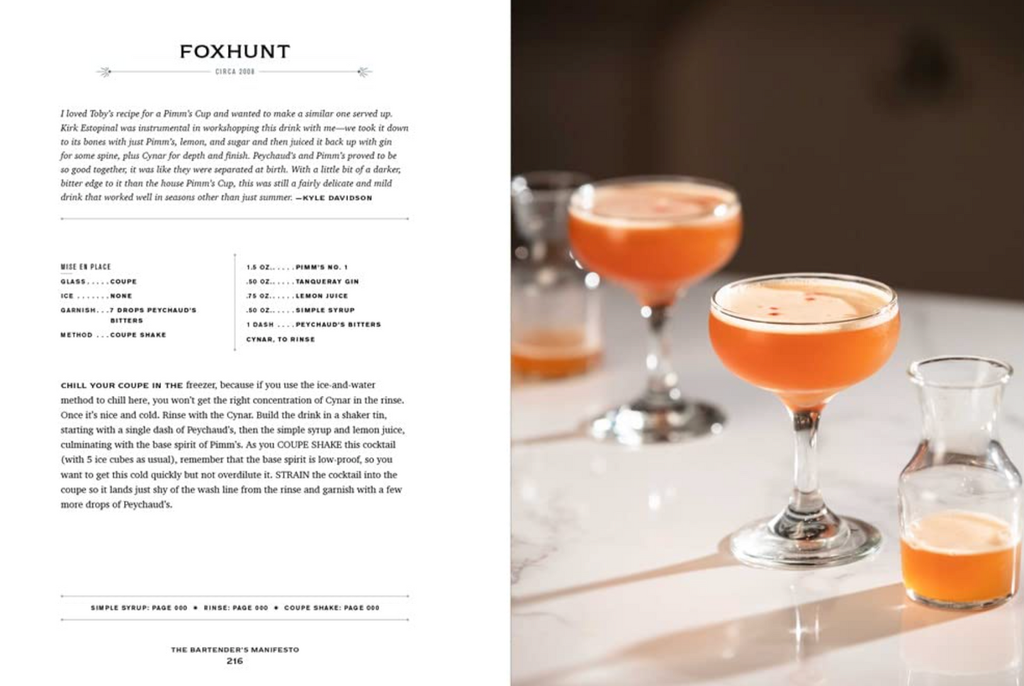 The Bartender's Manifesto