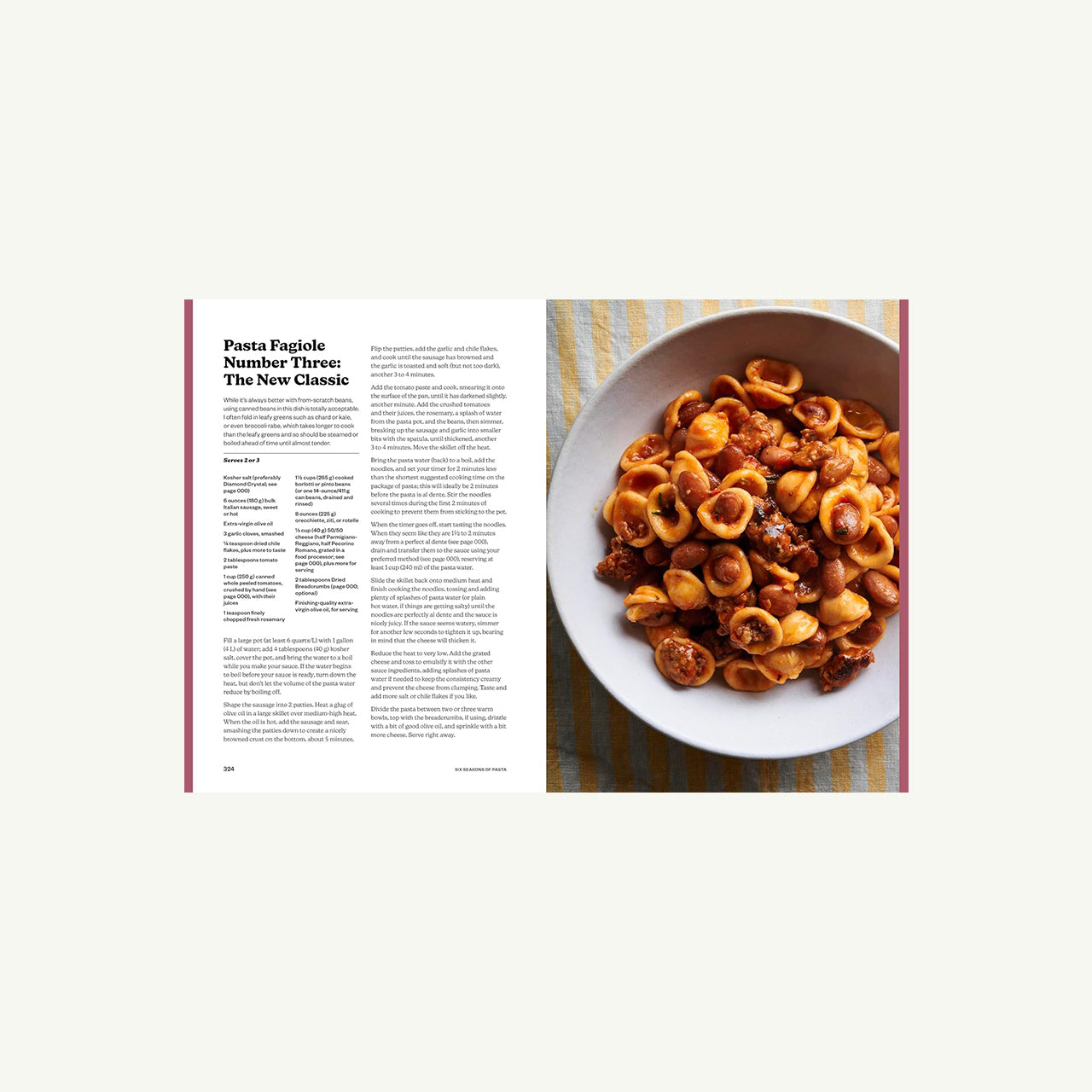 Six Seasons of Pasta