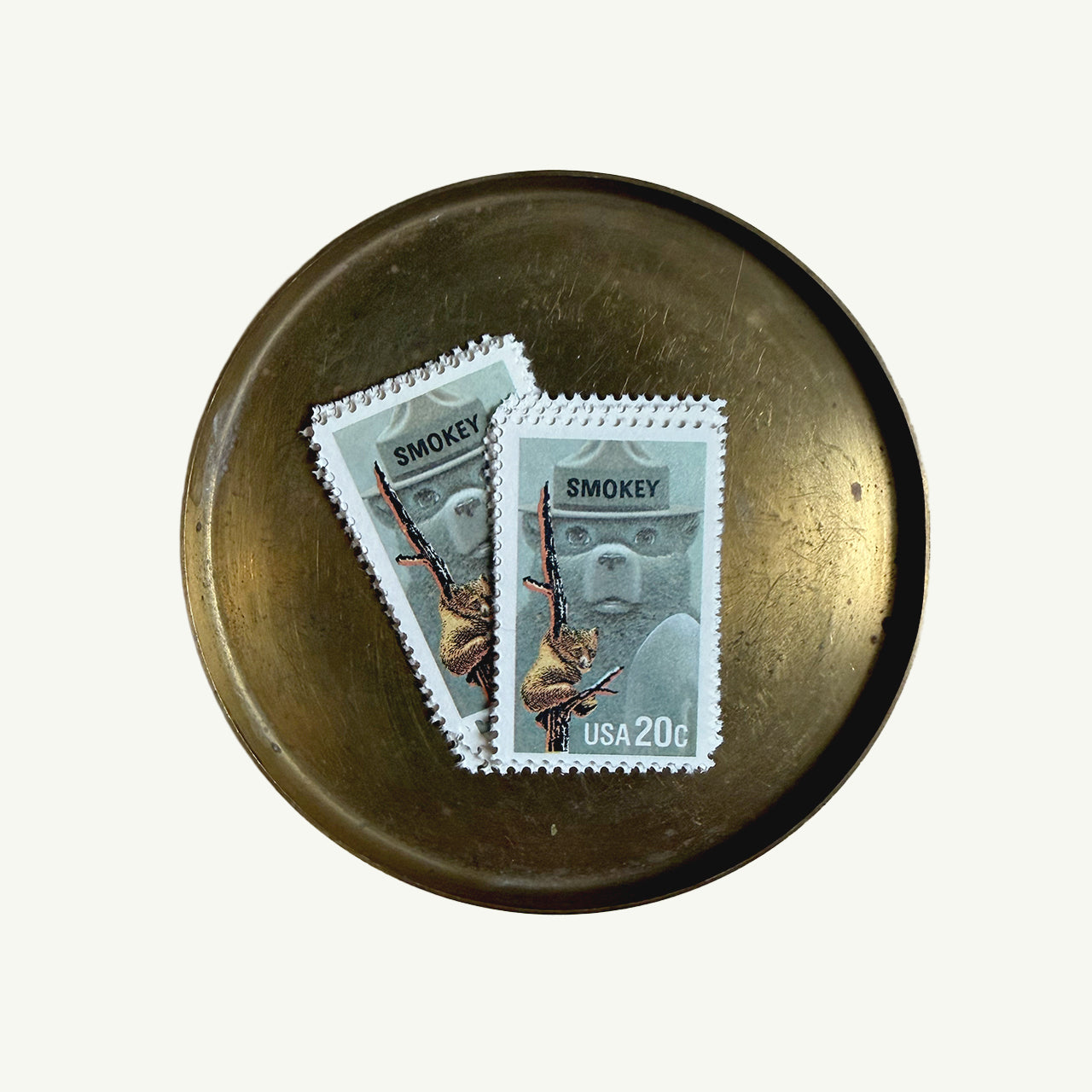 Vintage Smokey The Bear 20 cents Stamps - Set of 20