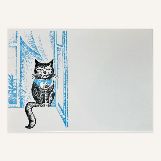 Parcel Stationery - Cat in Window