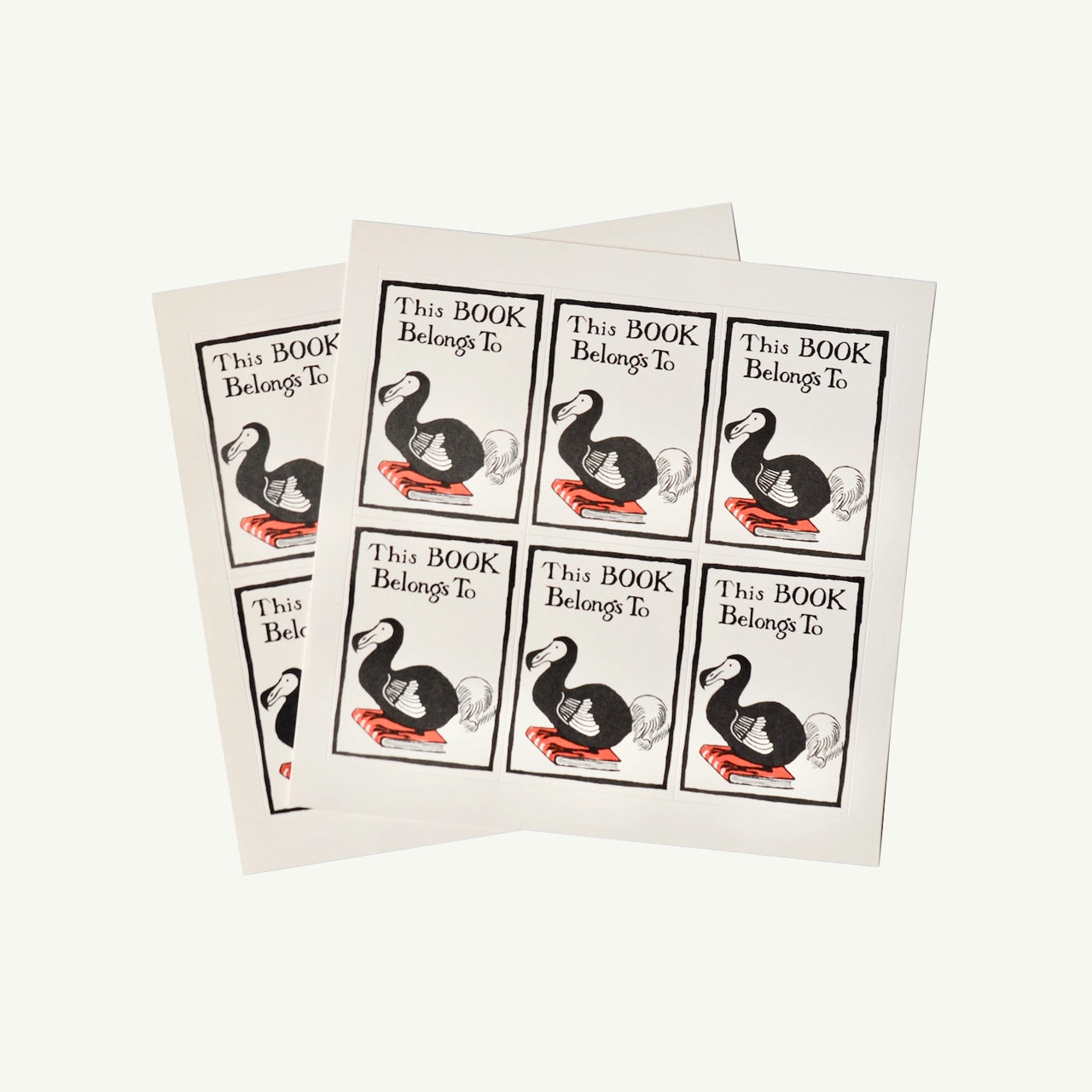 Twelve Bookplates Dodo Bird