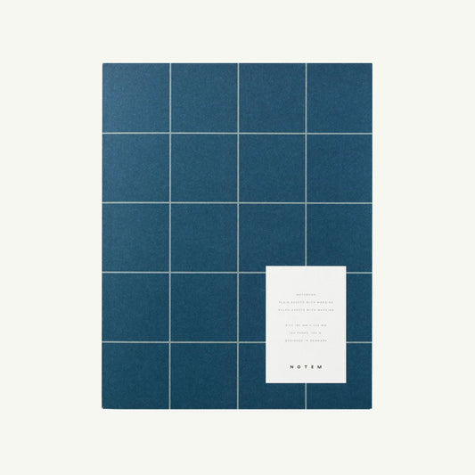 Uma Large Flat Lay Notebook, Dark Blue