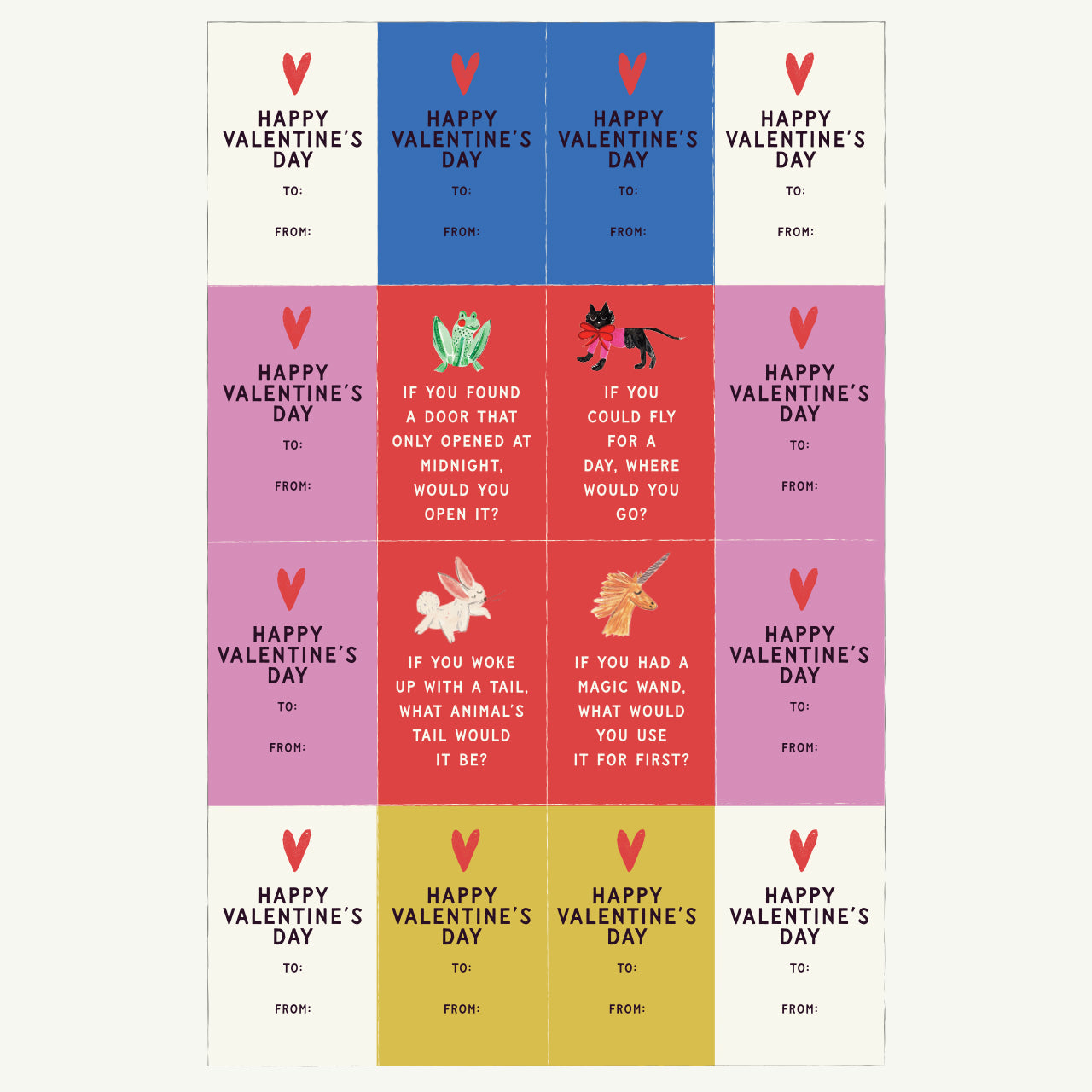 NEW: Would You Rather - Class Set of 32 Valentines