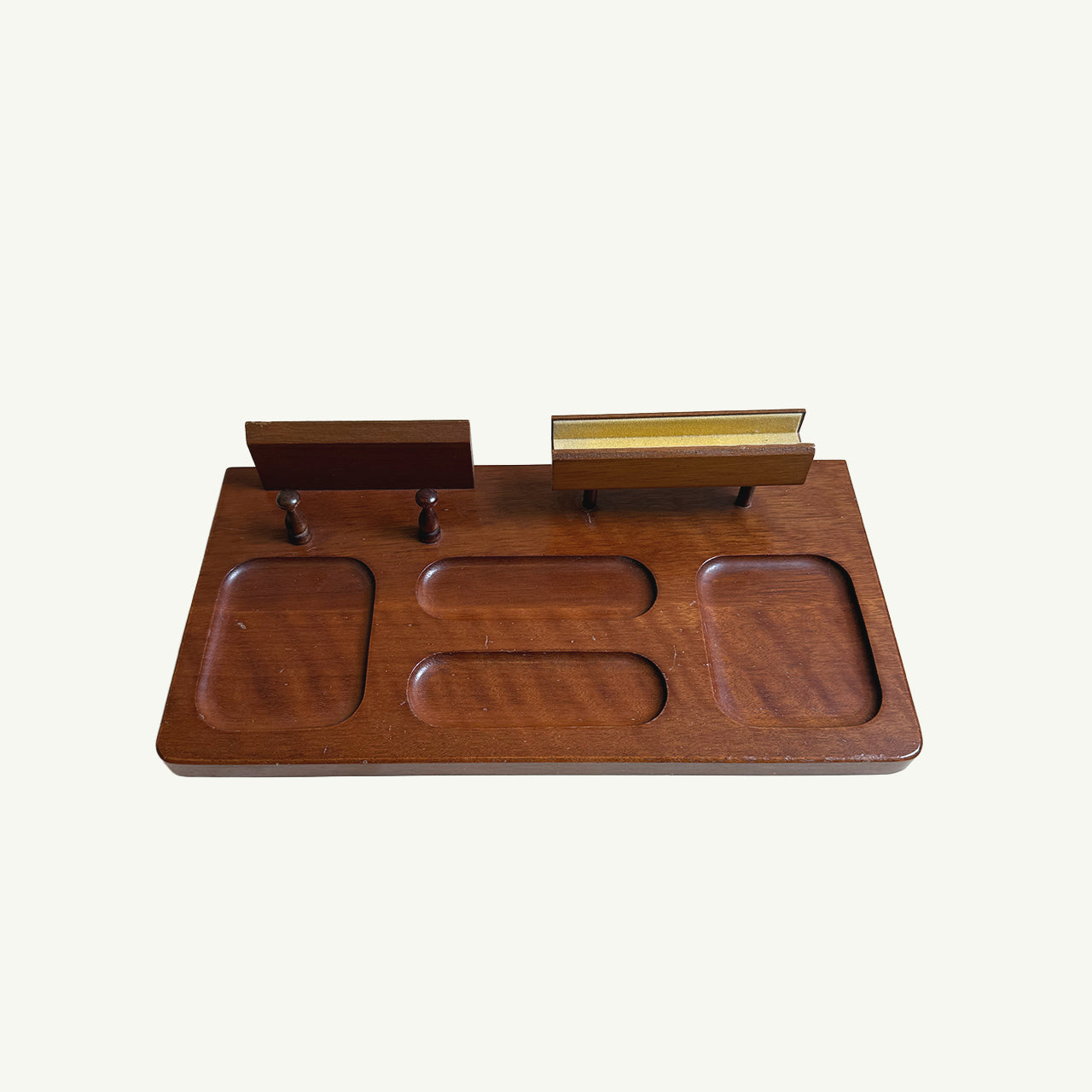 Vintage Walnut 1960’s Desk Valet