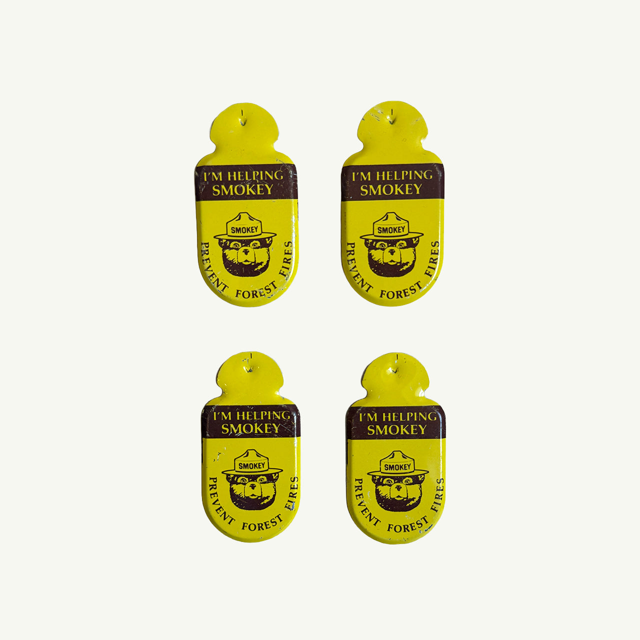 I'm Helping Smokey the Bear badges - Set of 5