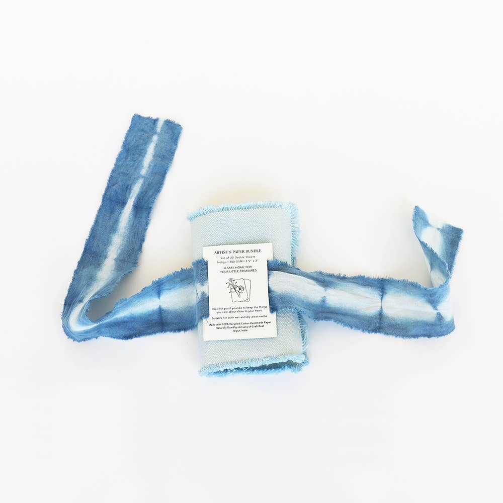 Indigo Artist's Paper Bundle