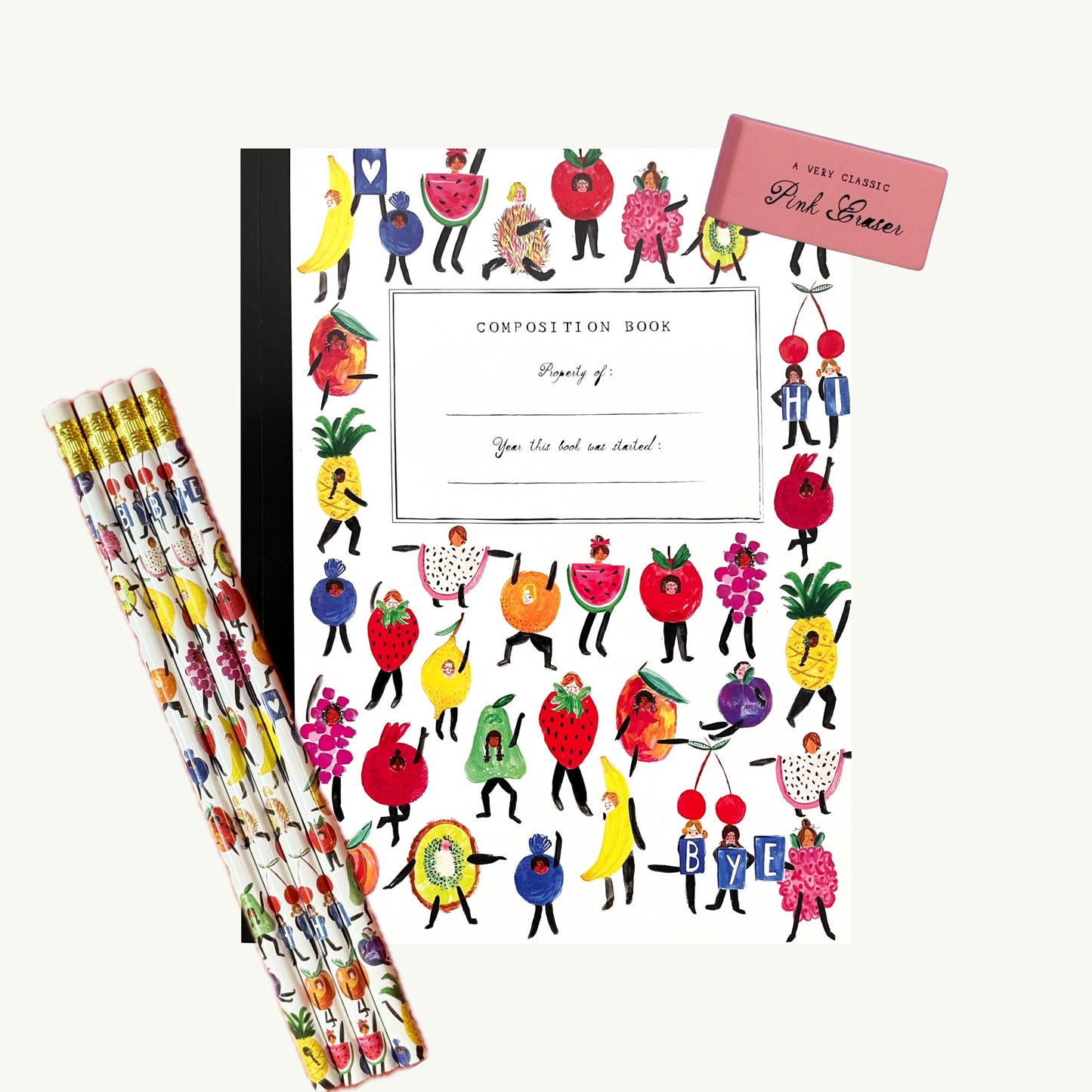 Fruit Composition Book Gift Set