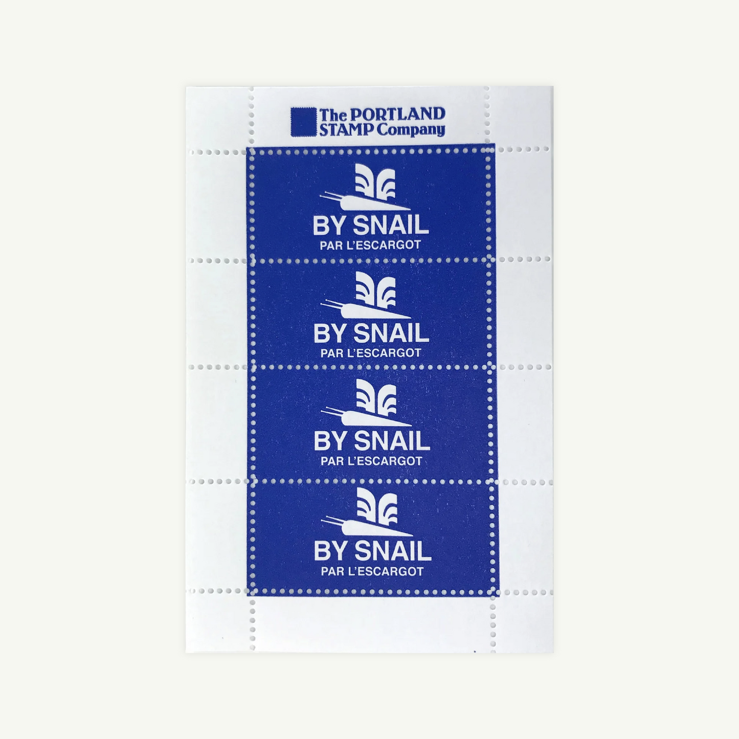 By Snail Lick & Stick Stamps - Blue