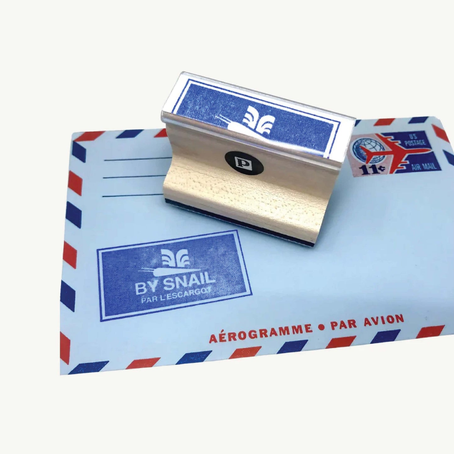 Snail Mail Rubber Stamp