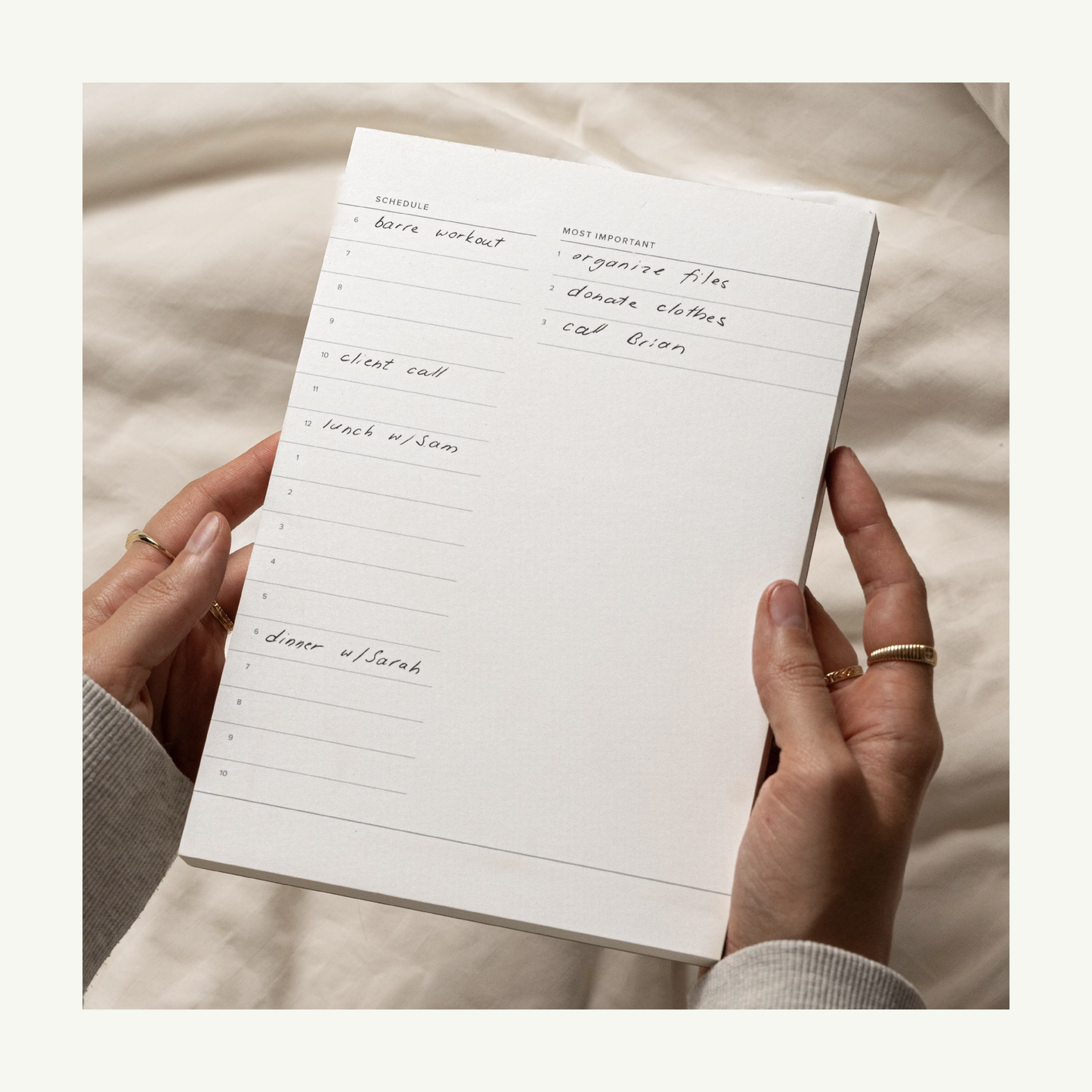 Daily Planner Pad