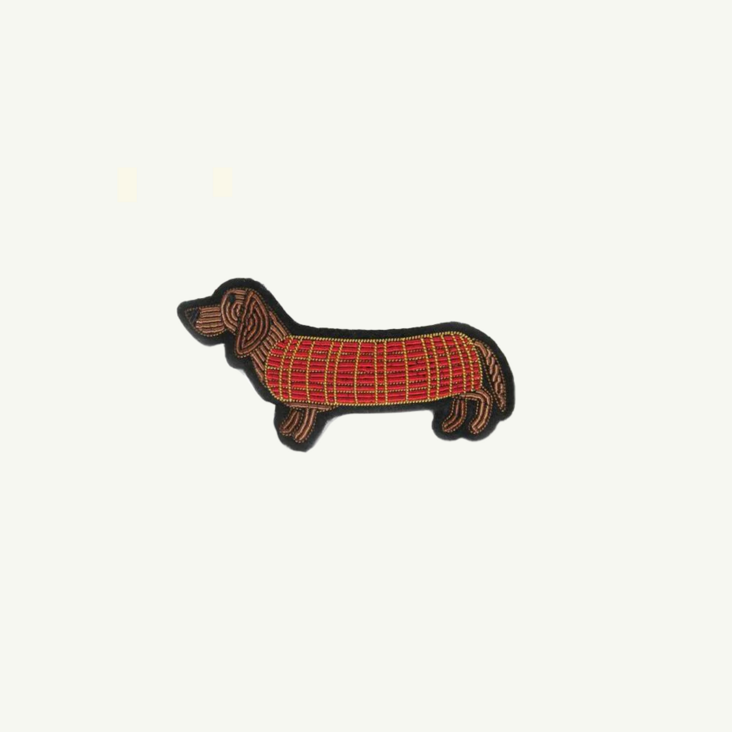 Hand-embroidered Cannetille Brooches