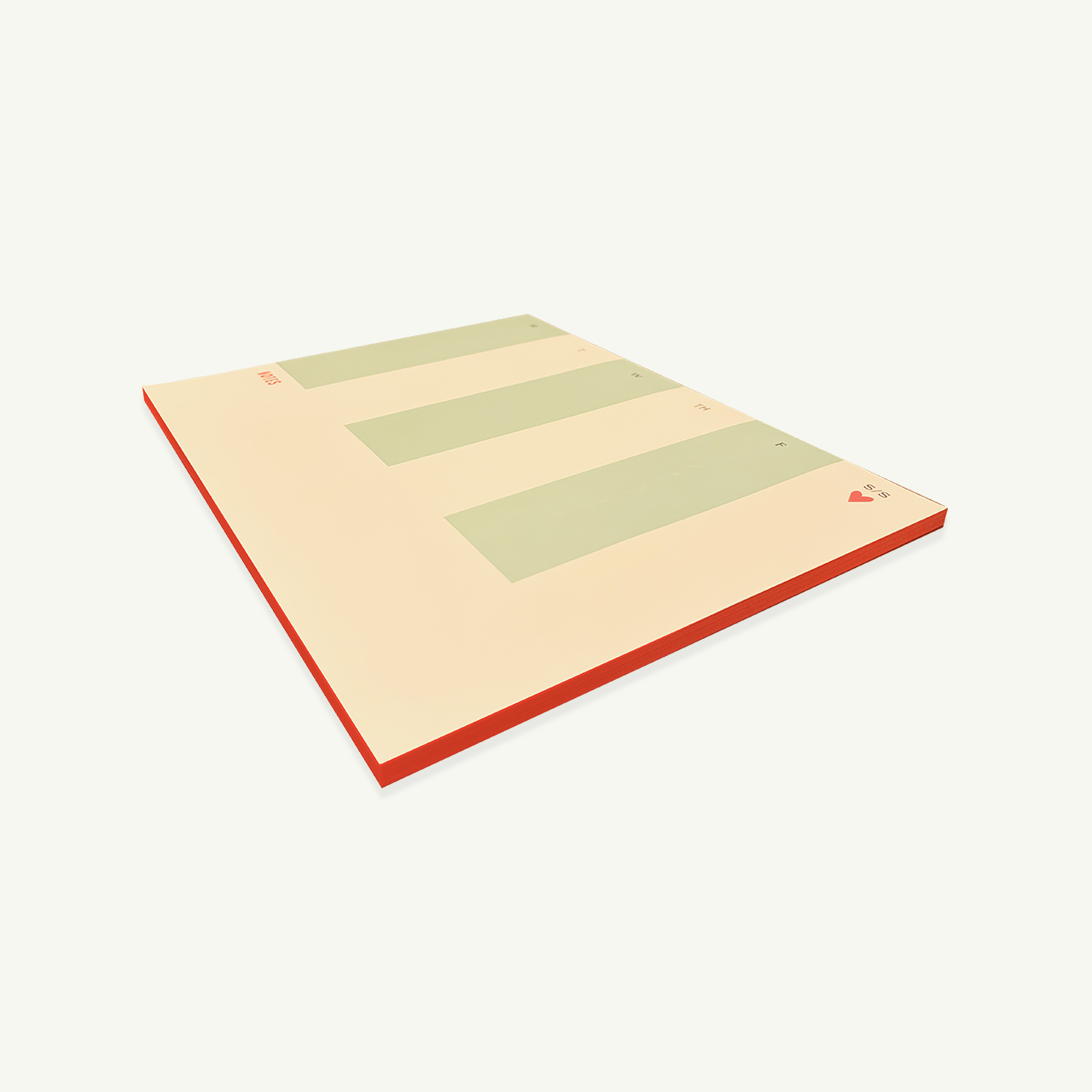 Weekly Desk Planner Notepad – Undated