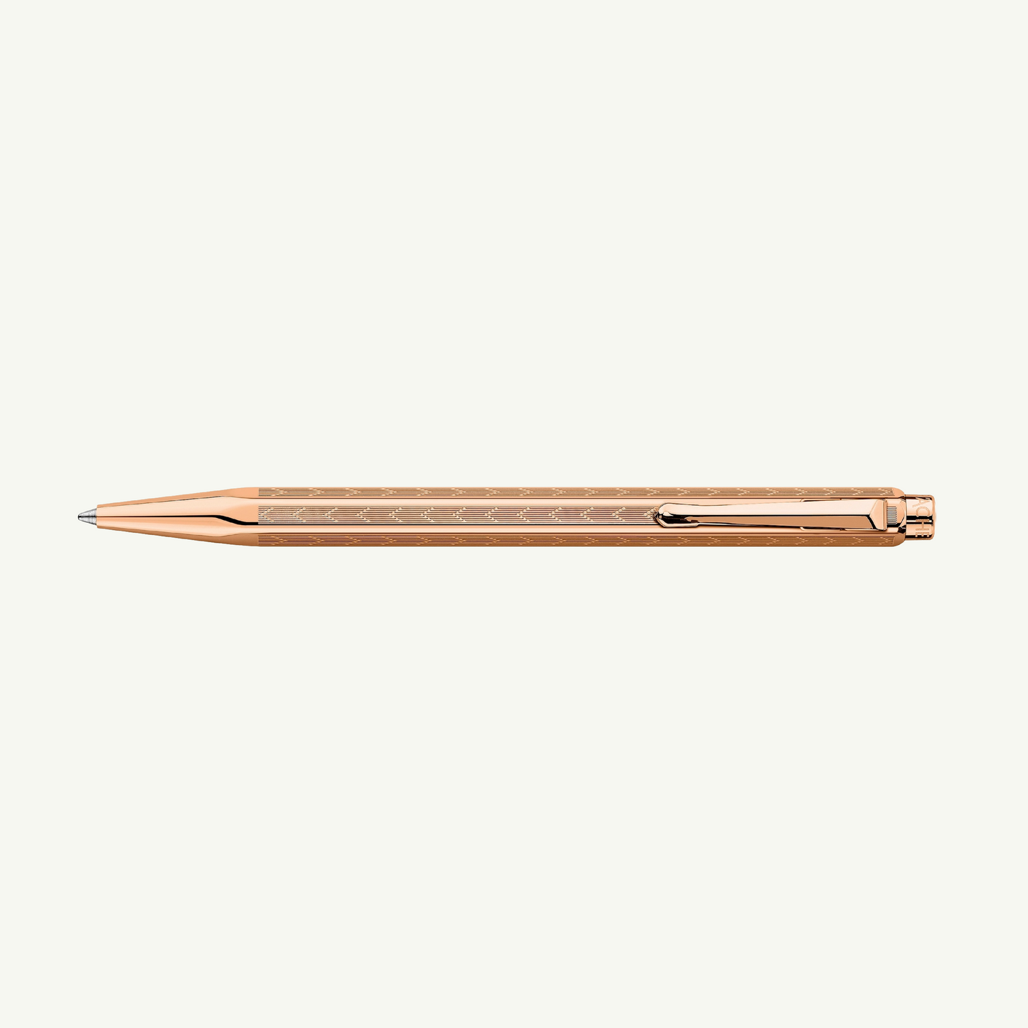 ECRIDOR™ CHEVRON Rose-Gilded Ballpoint Pen
