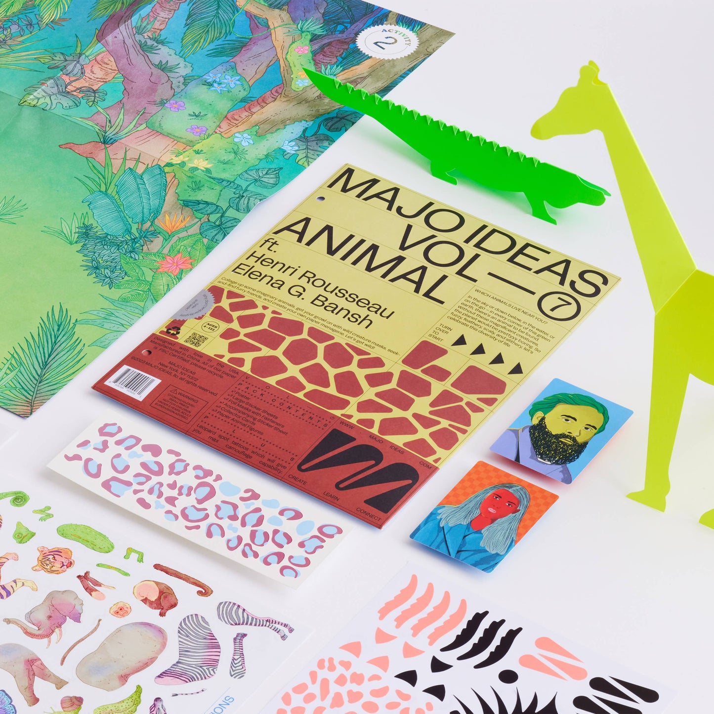 ANIMAL Sticker Based Art Pack