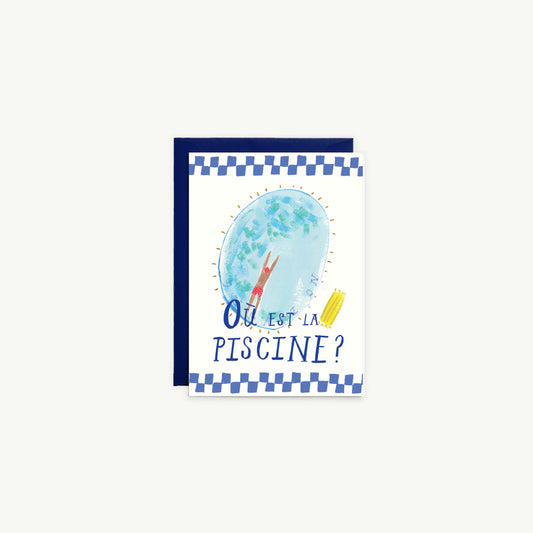 La Piscine - Petite Card