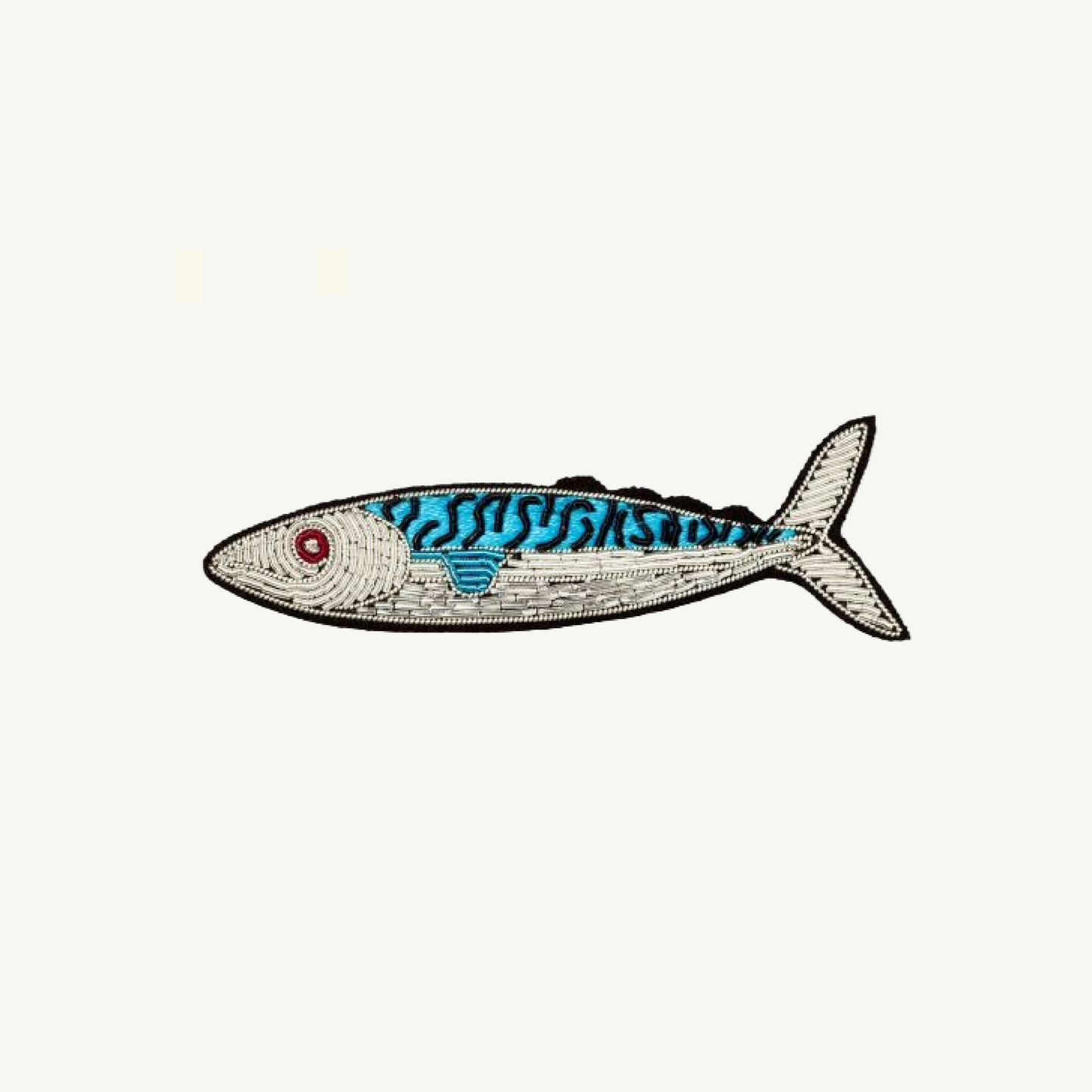 Hand-embroidered Cannetille Brooches