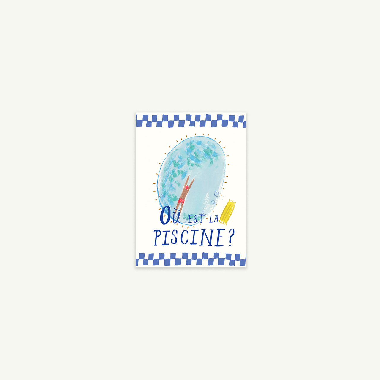 La Piscine - Petite Card