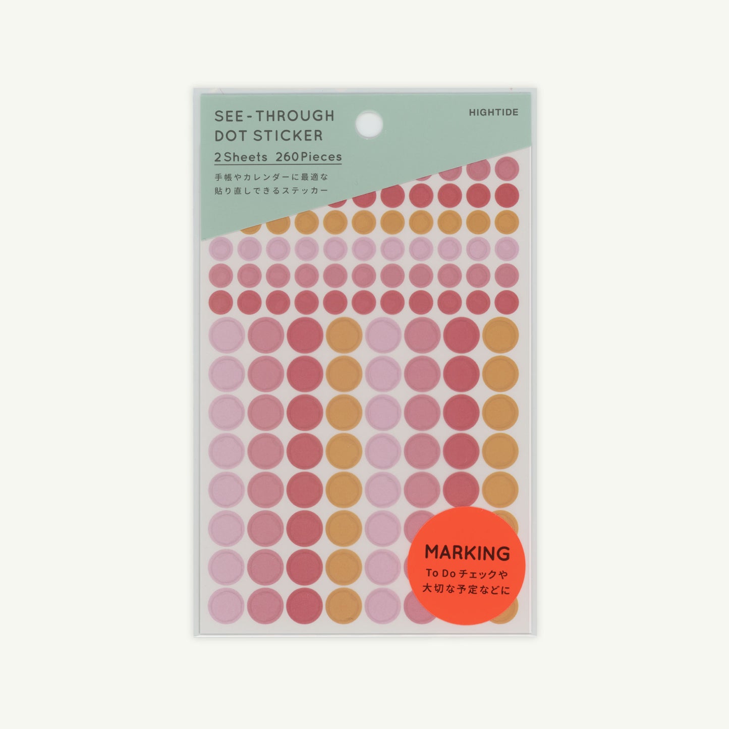 See Through Dot Sticker