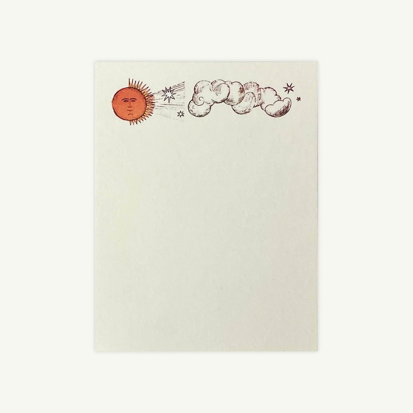Sun Facing Clouds Stationery Set